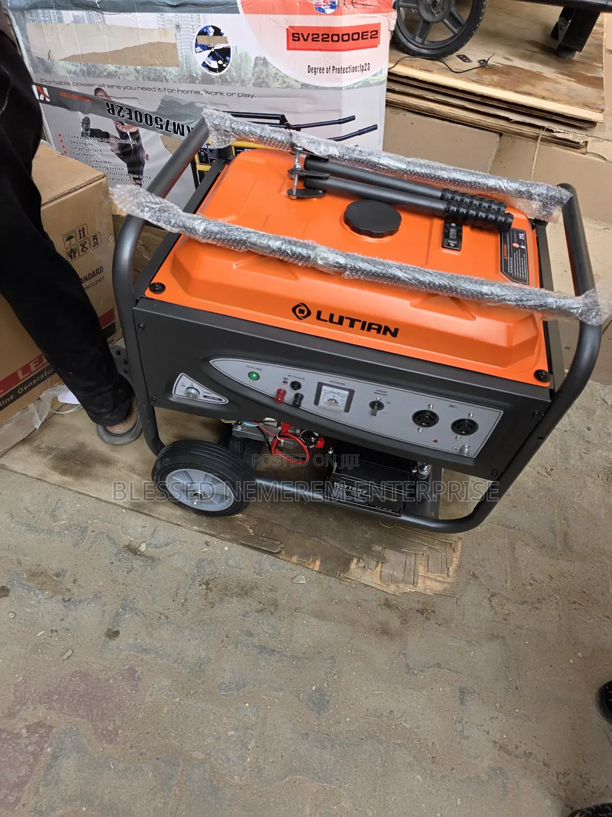 《》10kva Lutian Petrol Generator 100% Copper Coil With Warranty