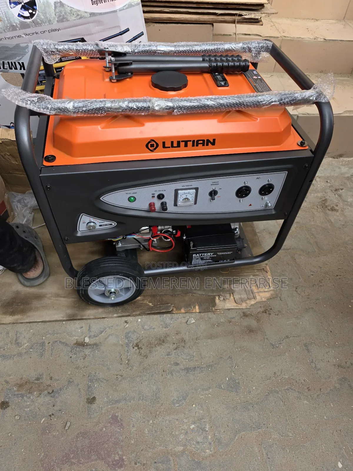 ♤♡10kva Lutian Petrol Generator 100%Copper Coil