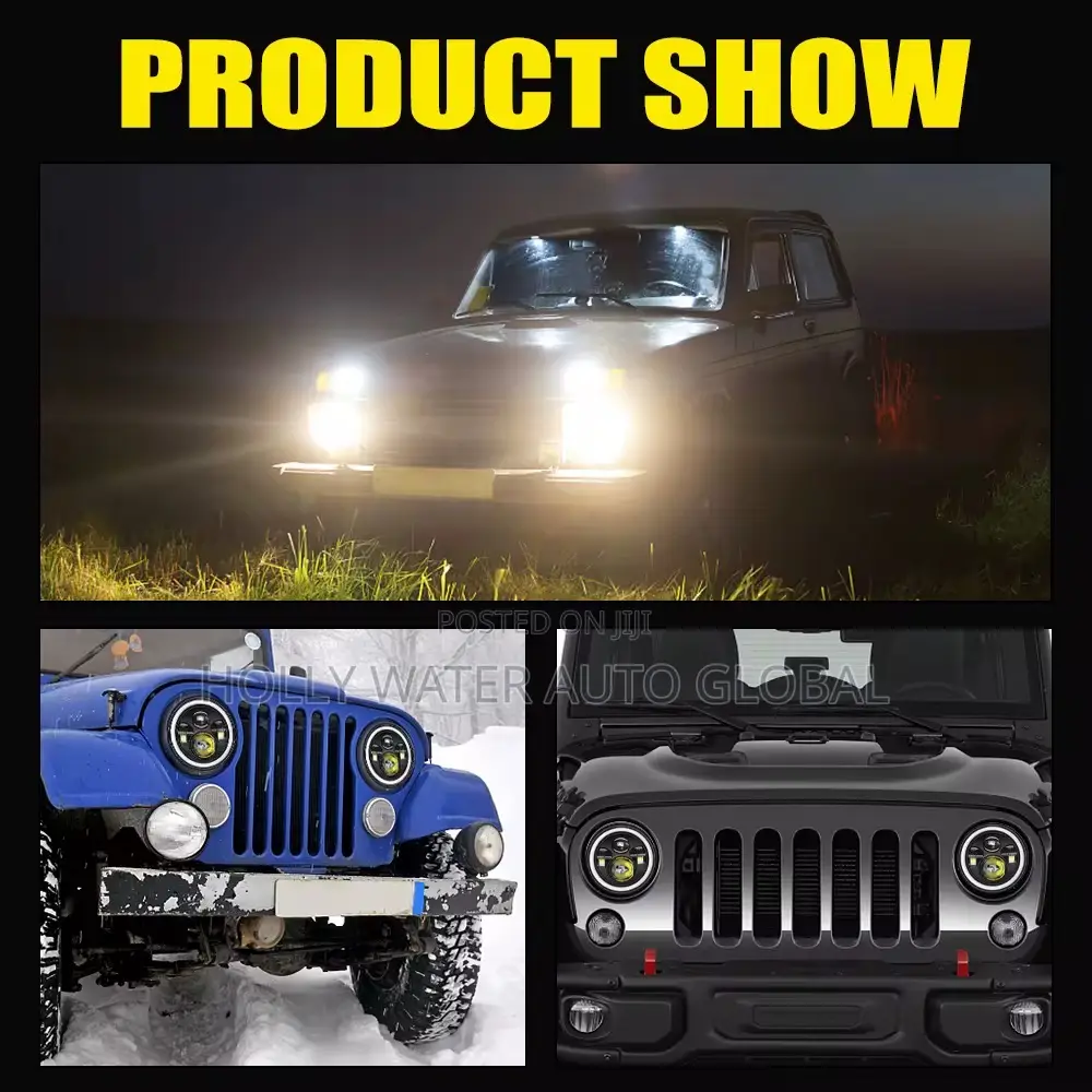Jeep Wrangler 7inch Led Full Headlight.