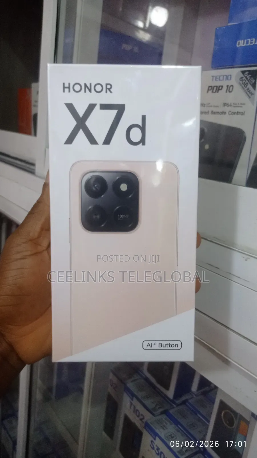 New Honor X7d 256 GB Blue