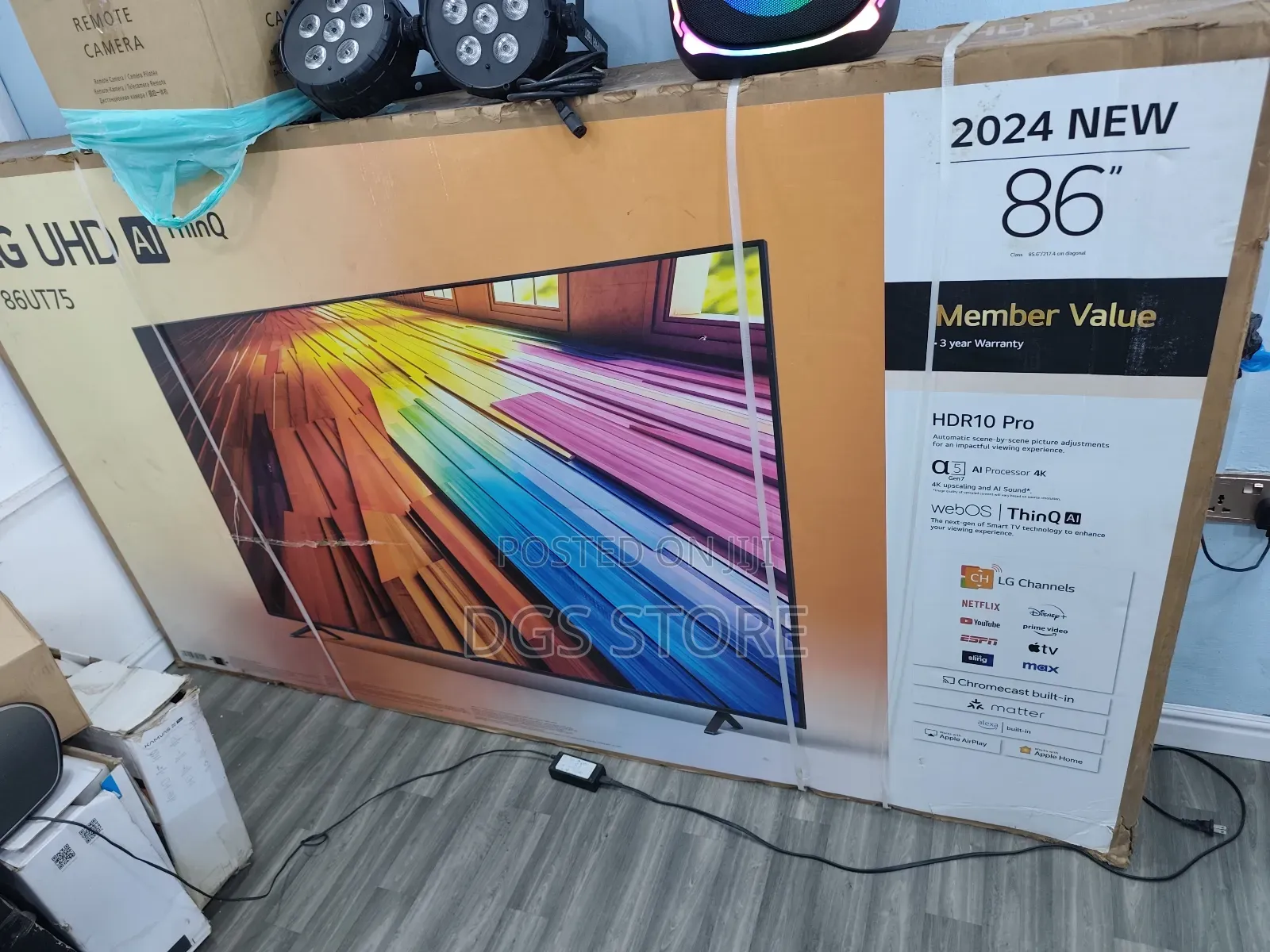 Lg Uhd Al Thinq 86ut75 86" Hdr10 Pro Tv (2024)