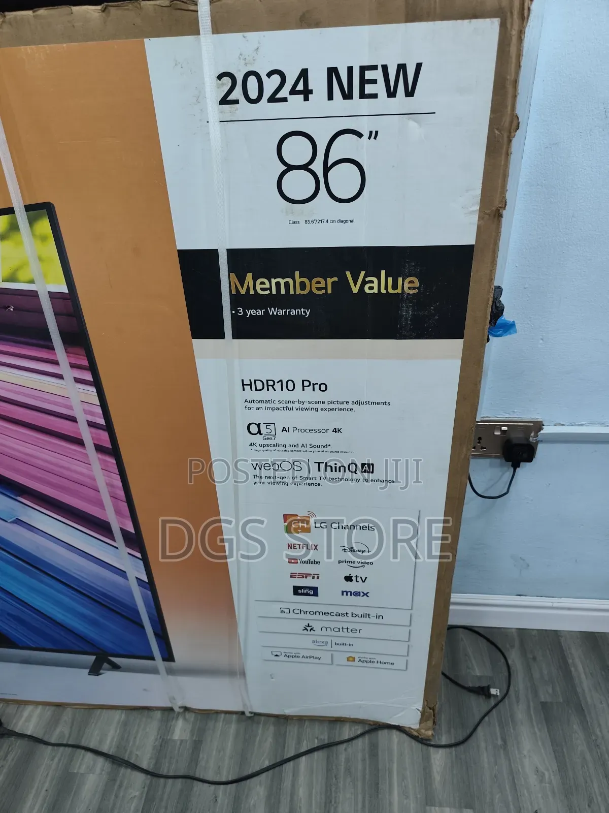 Lg Uhd Al Thinq 86ut75 86" Hdr10 Pro Tv (2024)