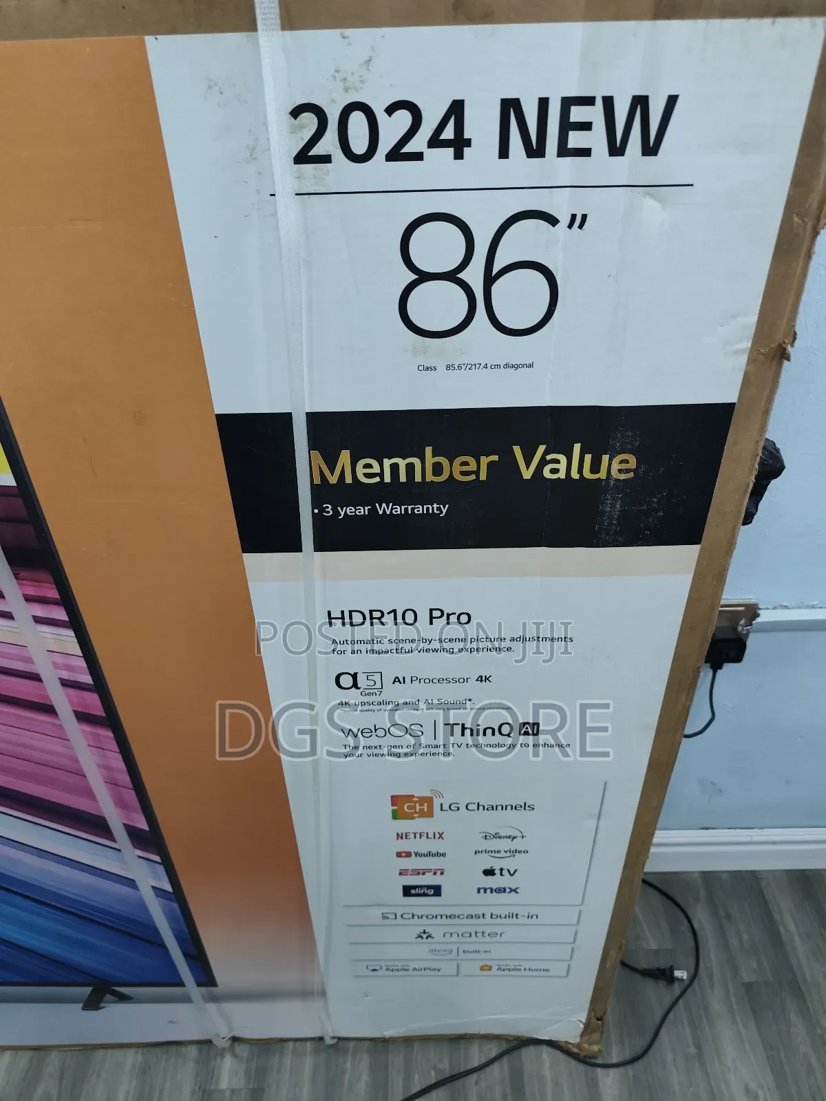 Lg Uhd Al Thinq 86ut75 86" Hdr10 Pro Tv (2024)