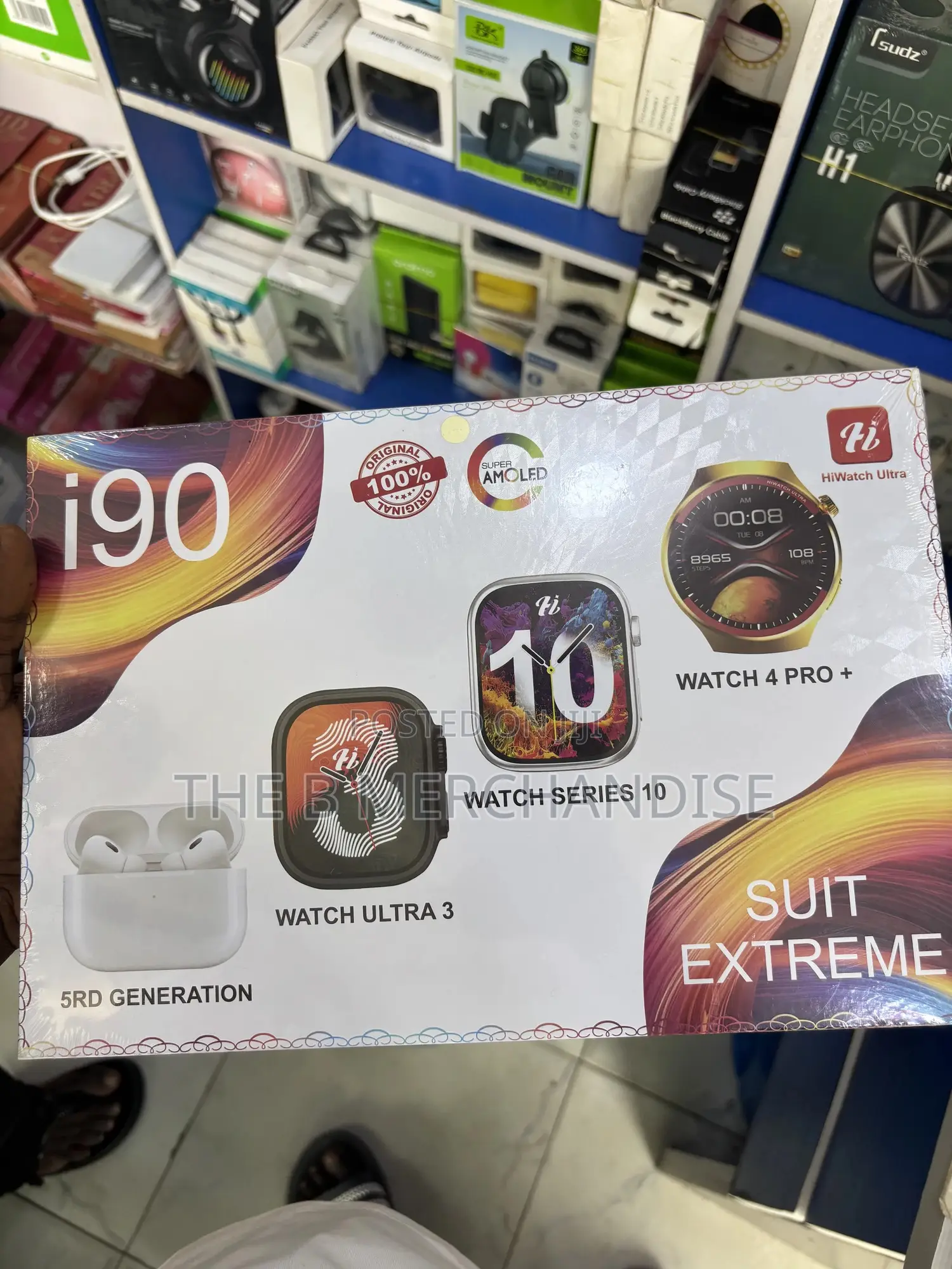I90 Suit Extreme Smartwatch Set