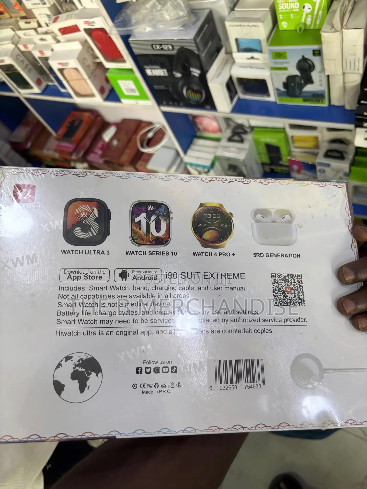 I90 Suit Extreme Smartwatch Set