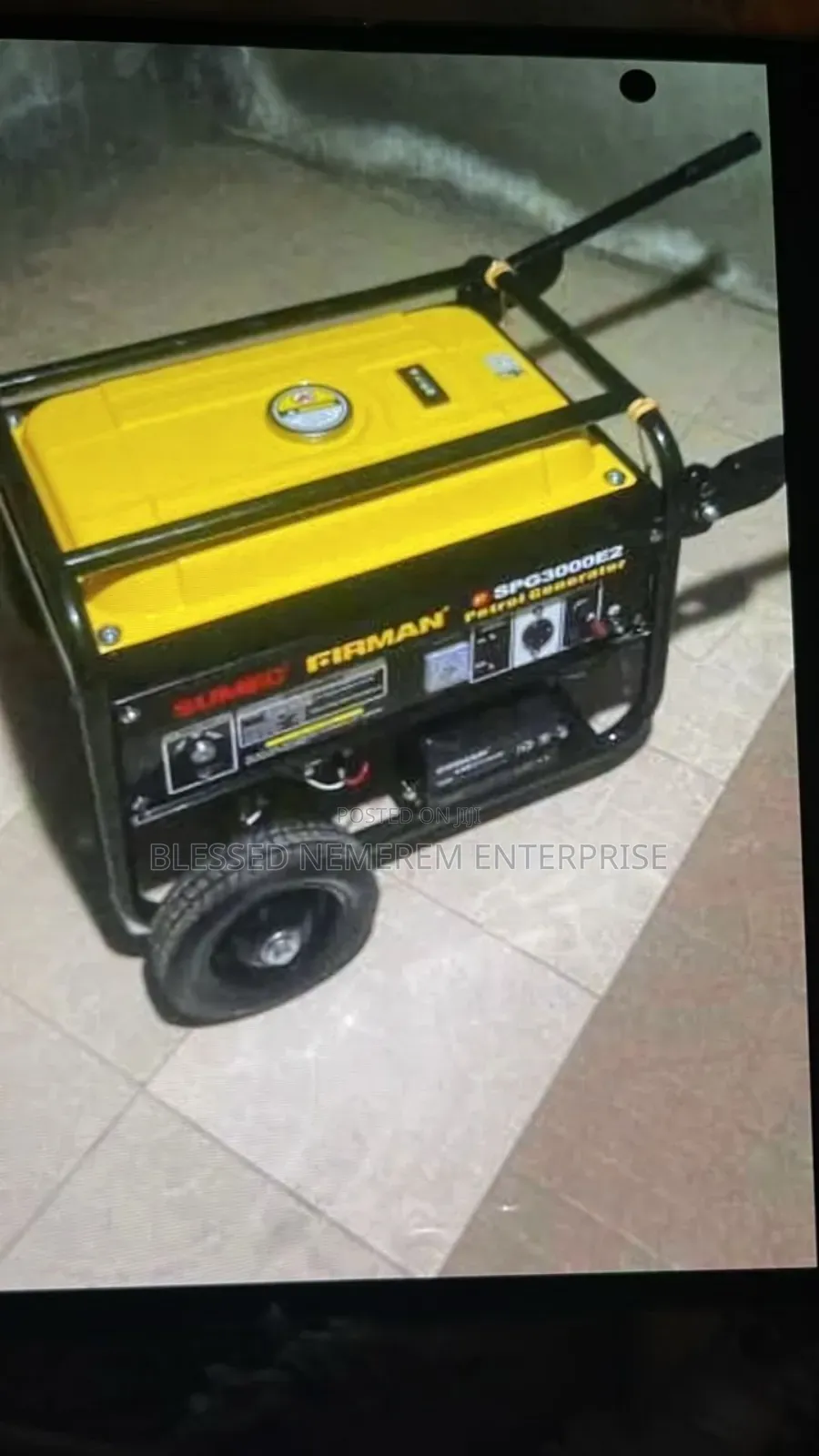 3.0kva Sumec Firman Petrol Generator 100% Copper Coil
