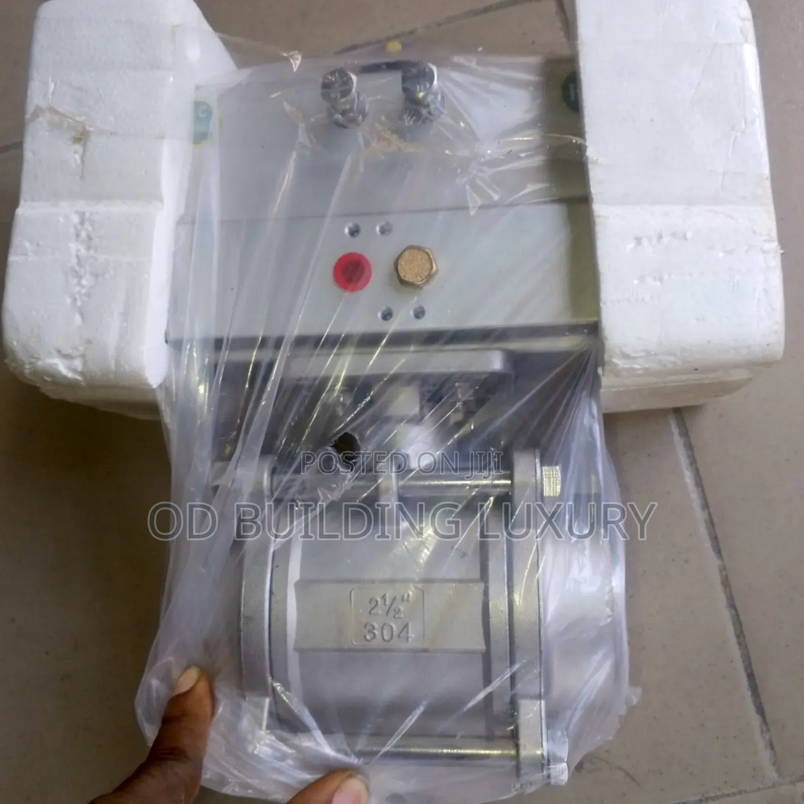 Stainless Steel Pneumatic Actuated Ball Valve.