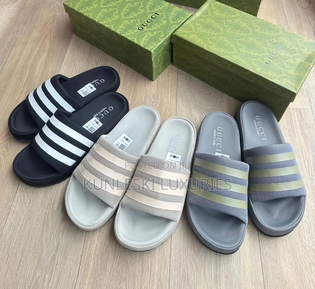 Original Gucci X Adidas Slides Collections