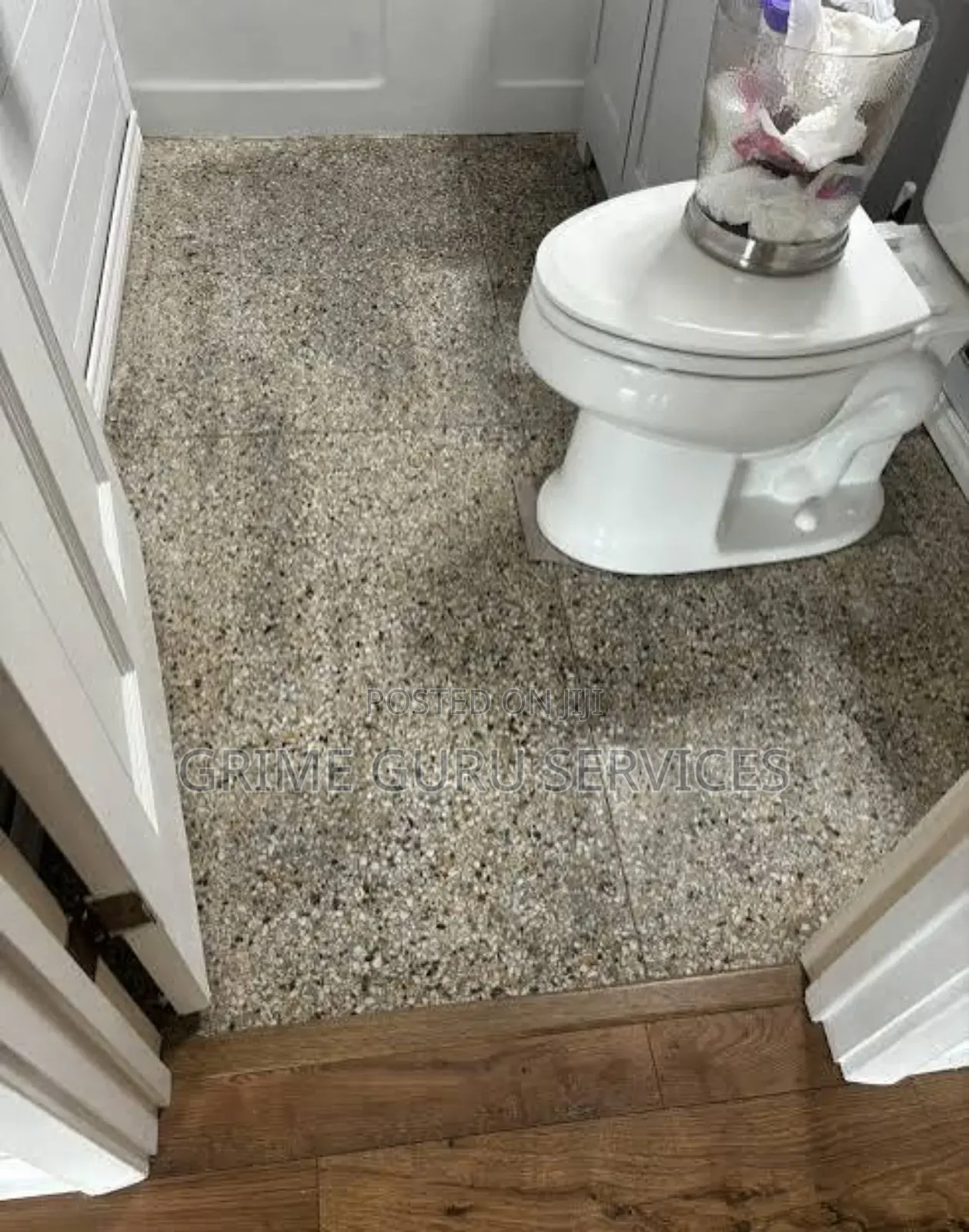 Before and After Terrazzo Cleaning and Polishing