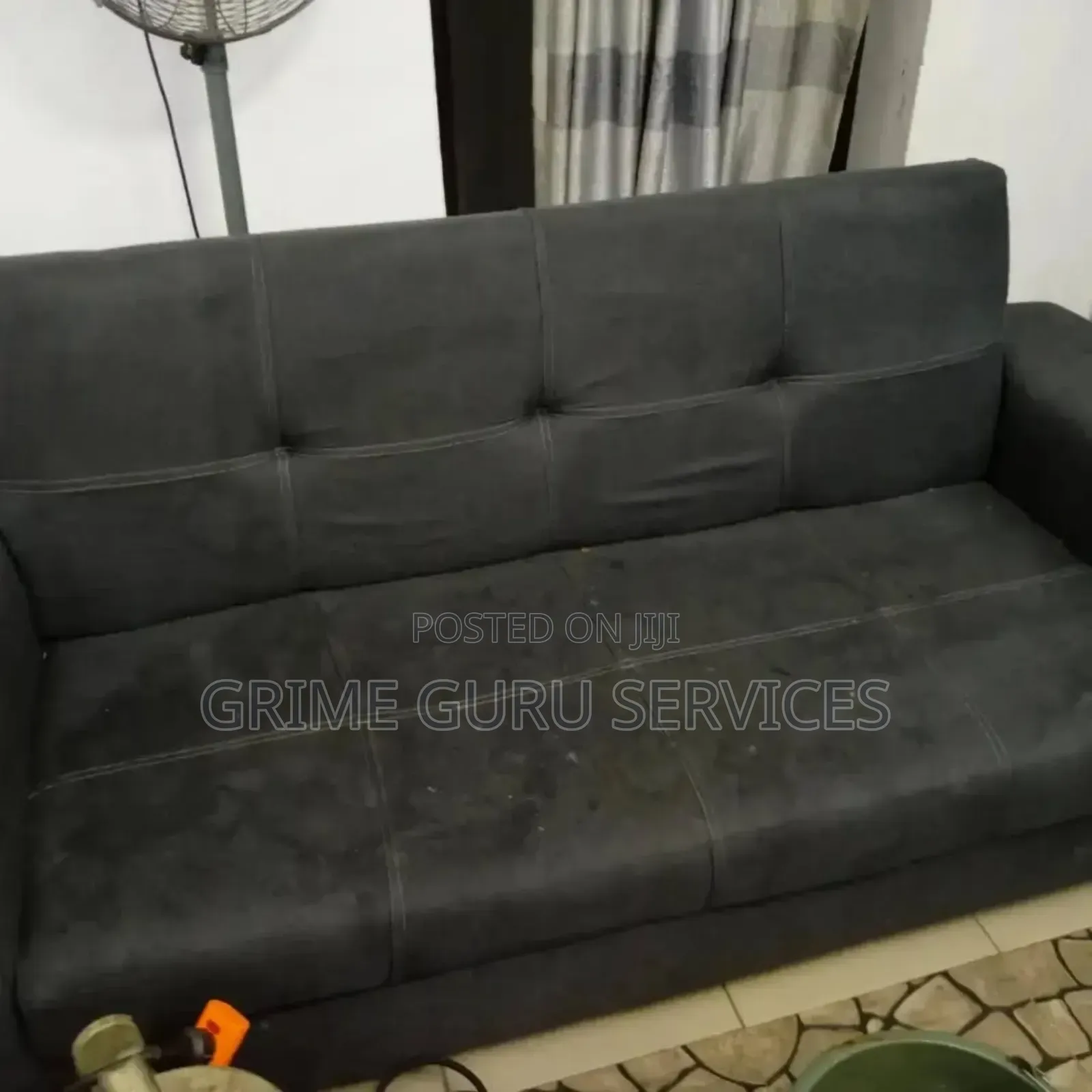 Before and After Upholstery Cleaning