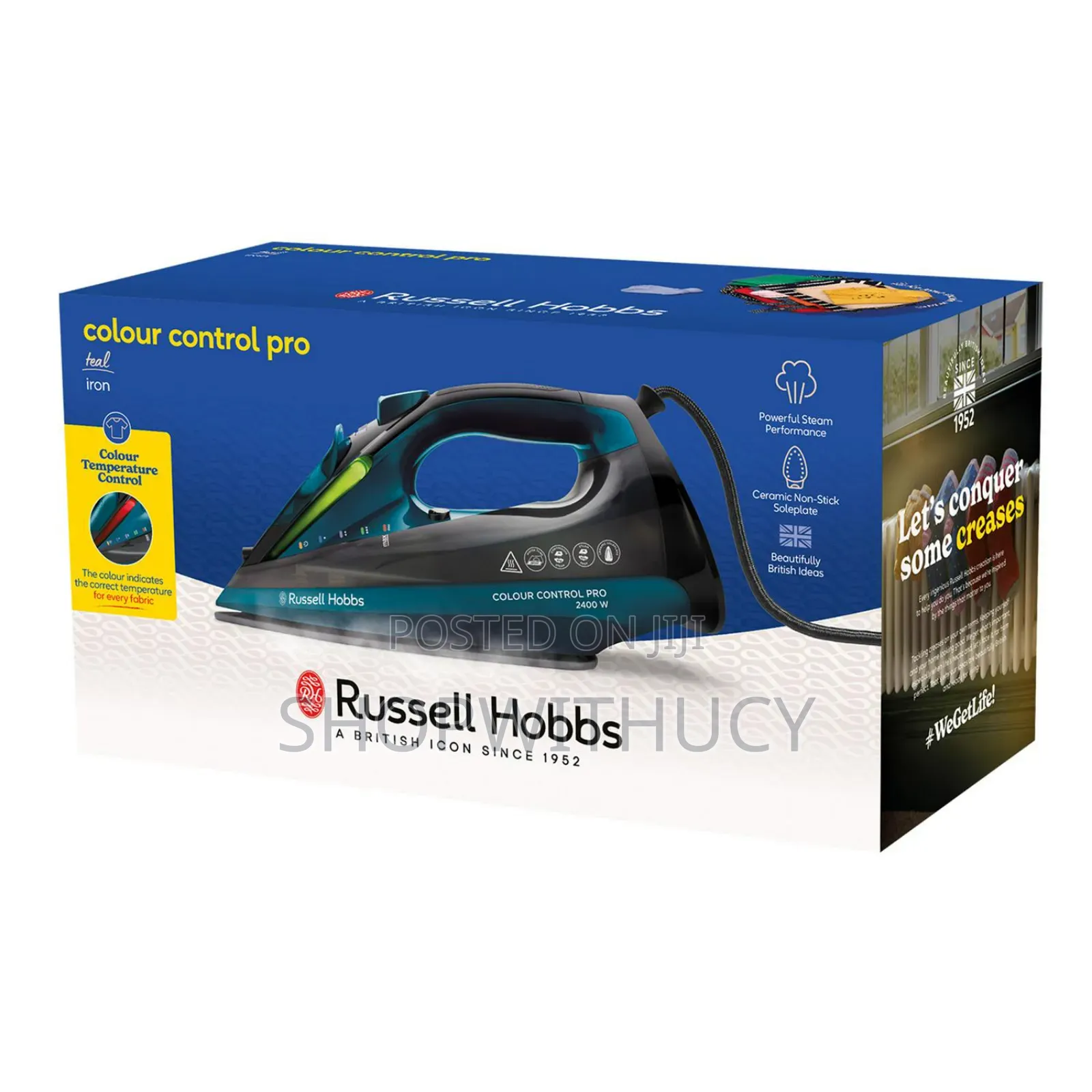 Russell Hobbs Colour Control Pro Steam Iron, 2400watts