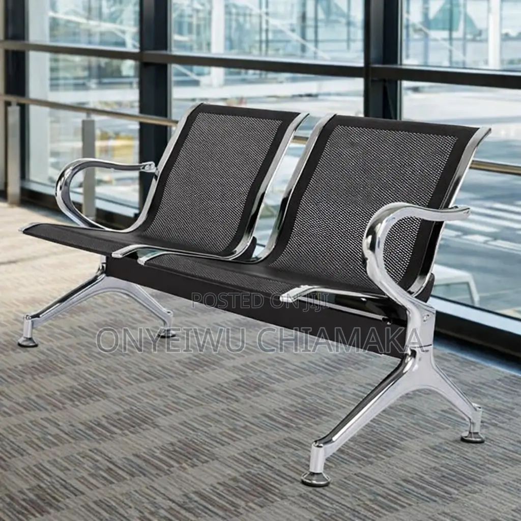Metal Waiting Chair / Visitor Bench – Strong Durable