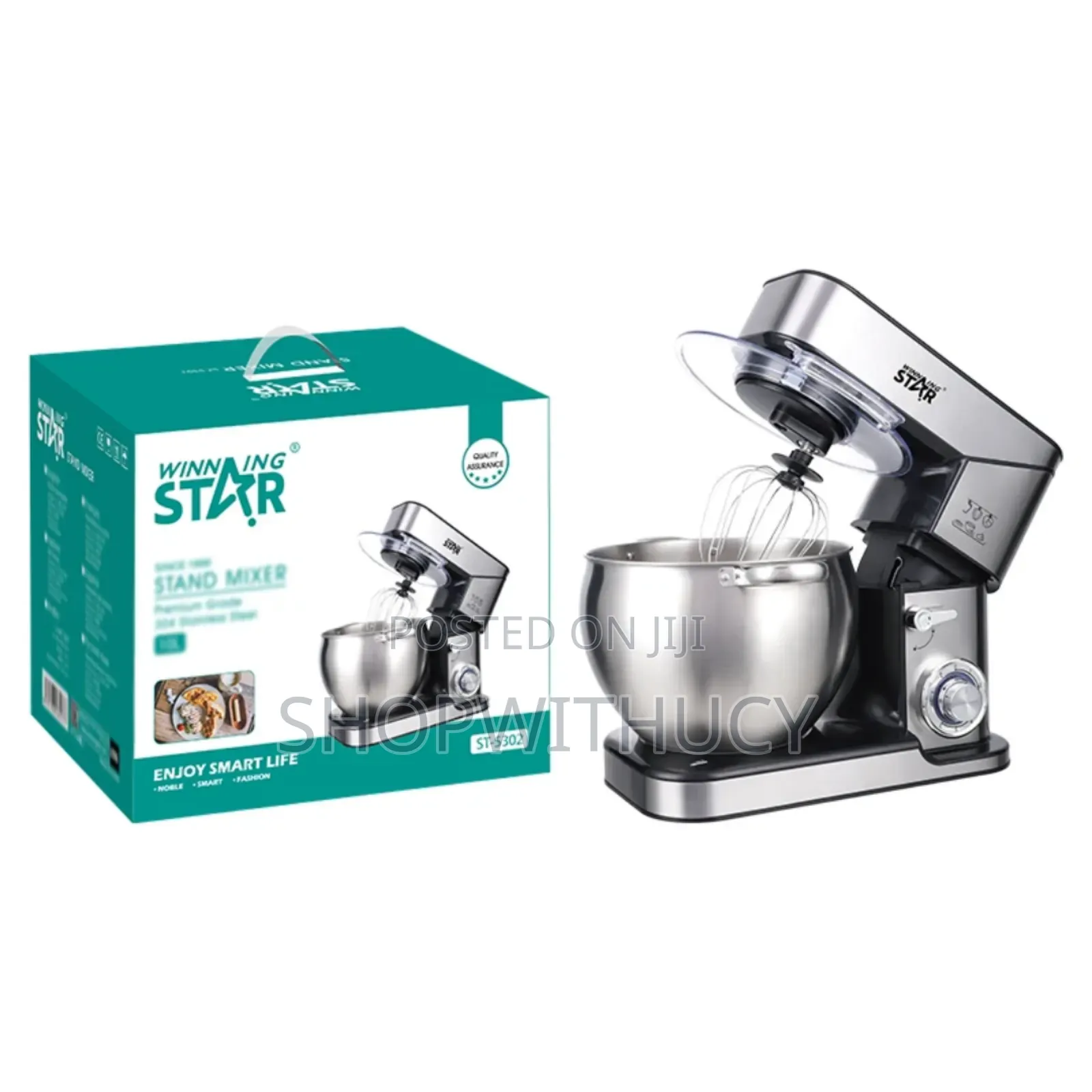 10l Stand Mixer, 6-Speed for Effortless Baking and Cooking, 2000w
