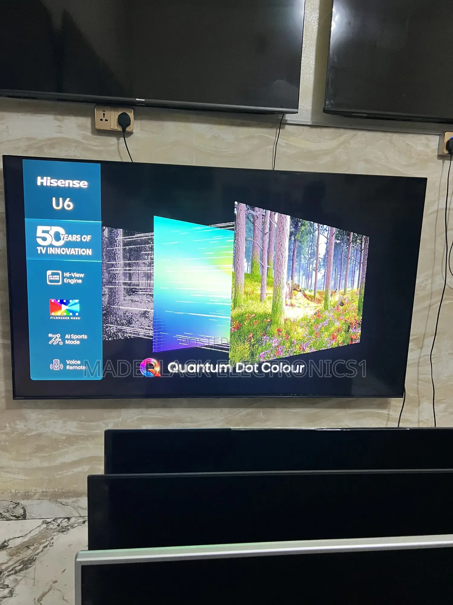 Hisense 75 Inch Qled Smart Tv .
