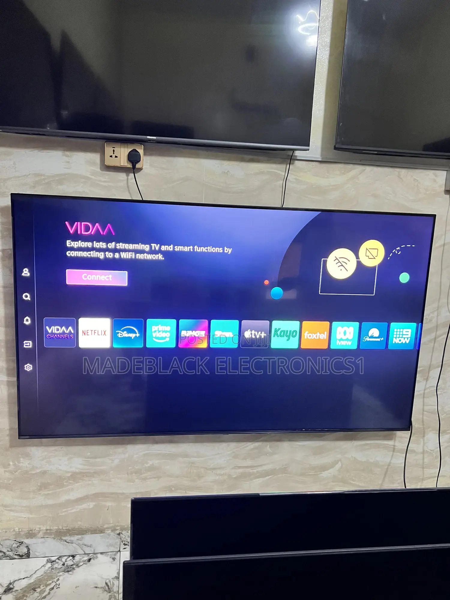 Hisense 75 Inch Qled Smart Tv .
