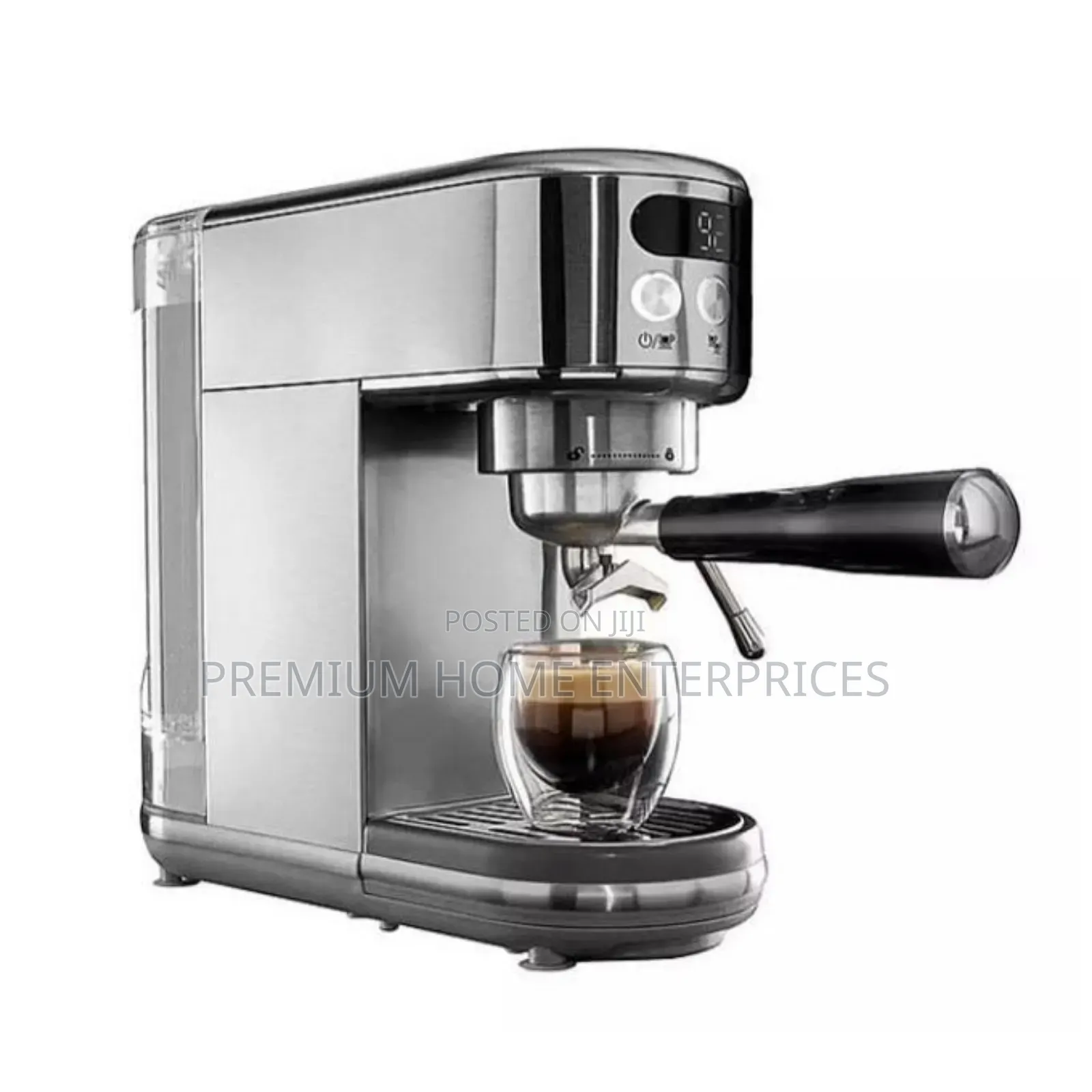 Daewoo Barista Espresso Digital Coffee Maker With Milk Frother -1350w
