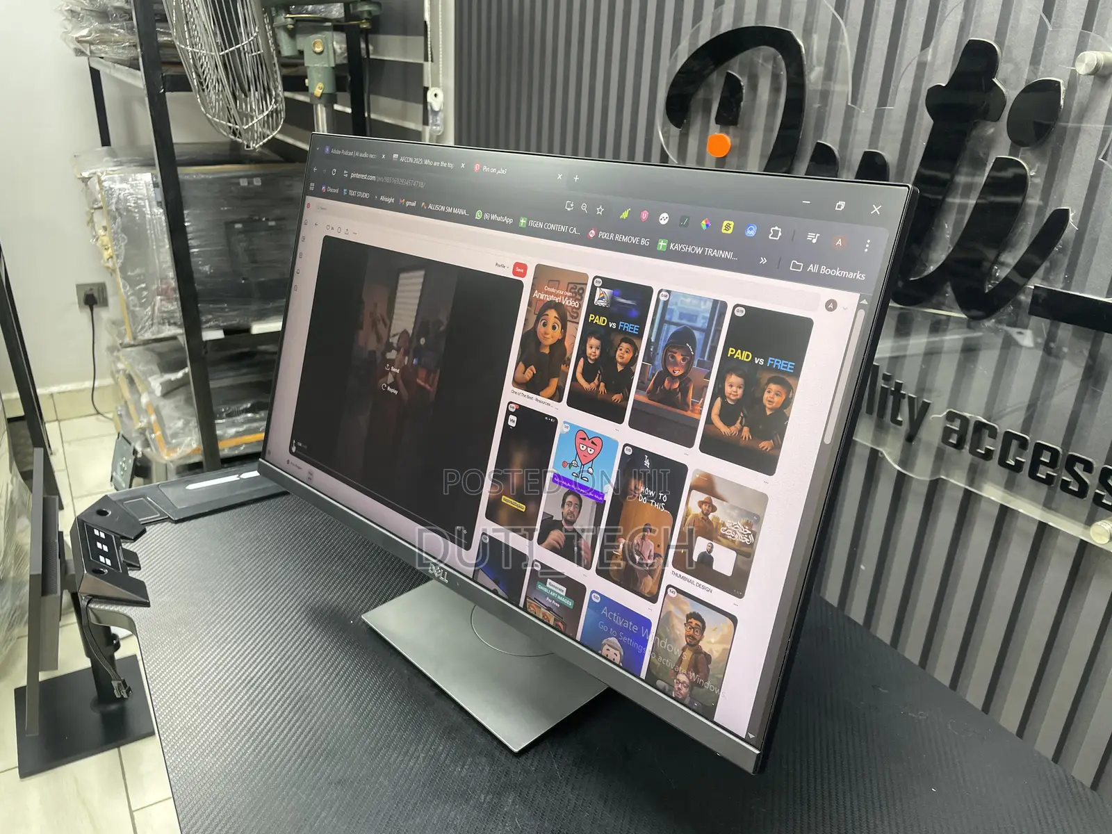 Dell Frameless 24”Inches FHD 1080p Ips Monitor