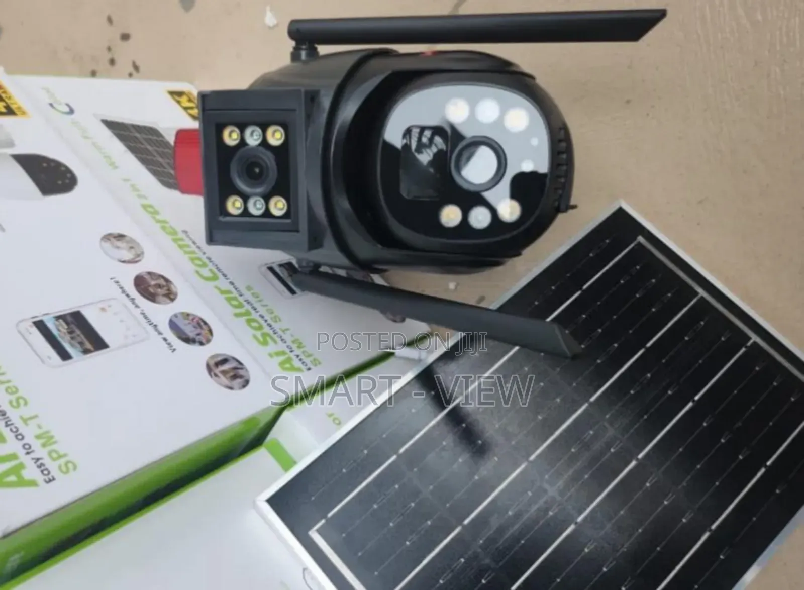 CCTV Solar Dual Lens Camera
