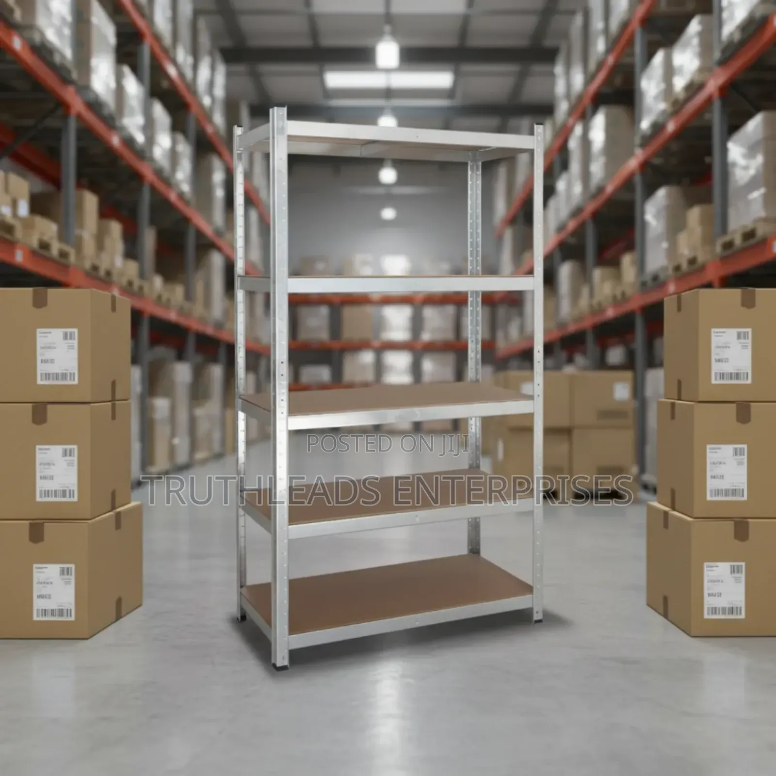 High Quality Steel and MDF Storage Shelf