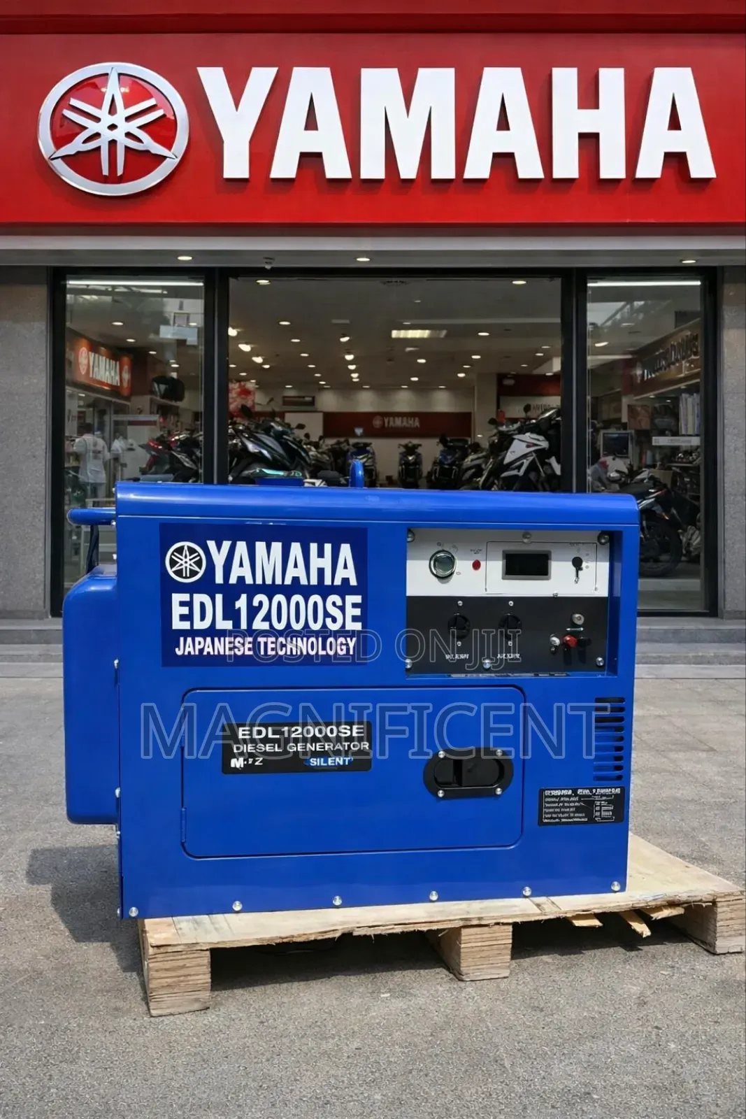 Original 10 Kva Yamaha Diesel Generator – Model Edl12000se