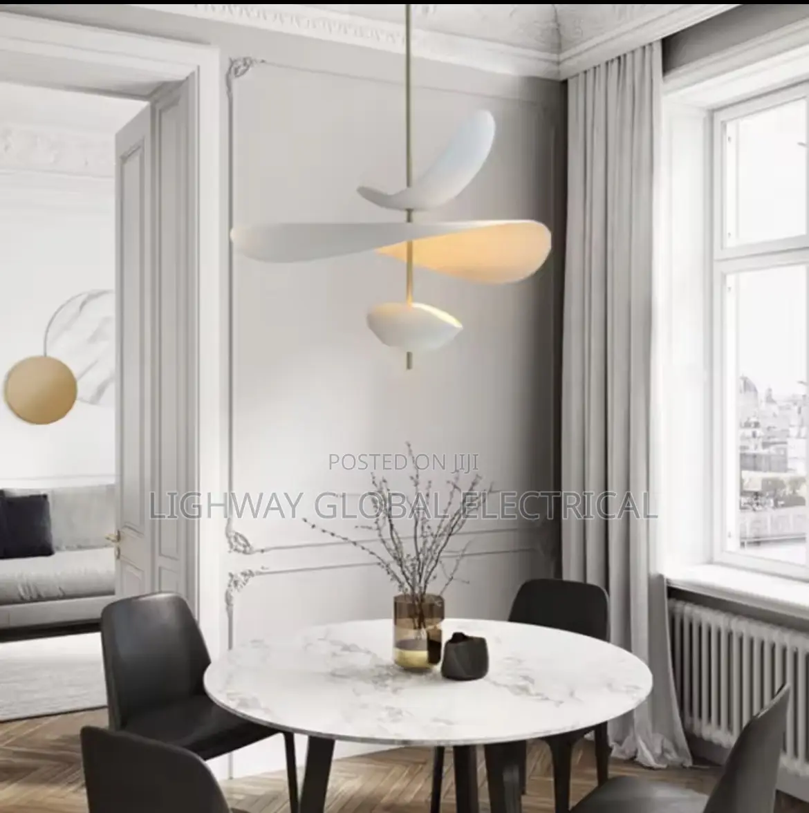 French Creative Led Living Modern Designer Pendant Light