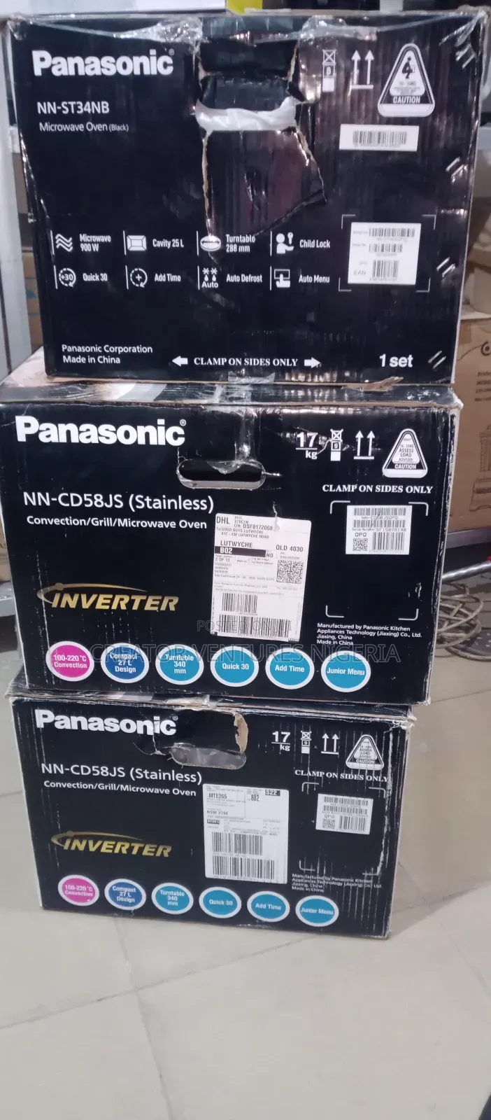 Inverter Panasonic Microwave 3 in 1 Convention/Grill Oven,Stainless27l