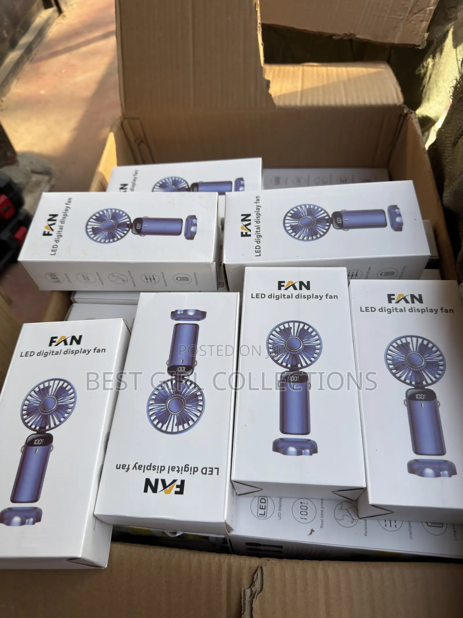 Rechargeable Mini Makeup Table Fan