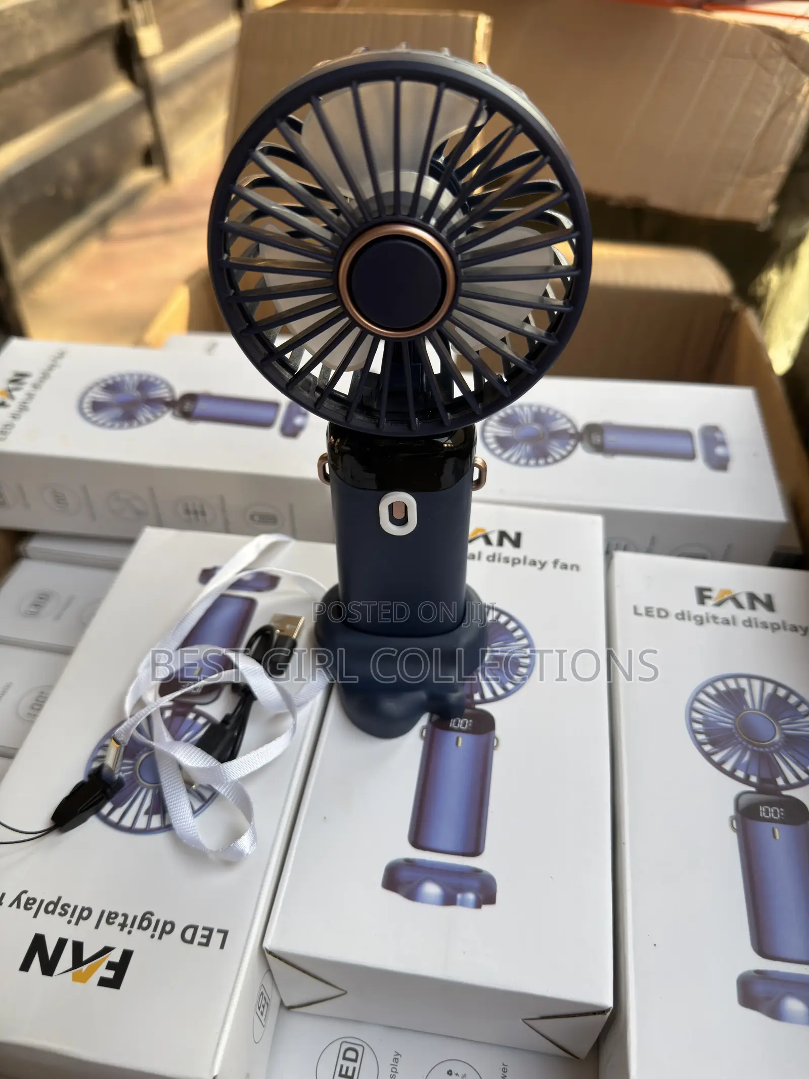 Rechargeable Mini Makeup Table Fan
