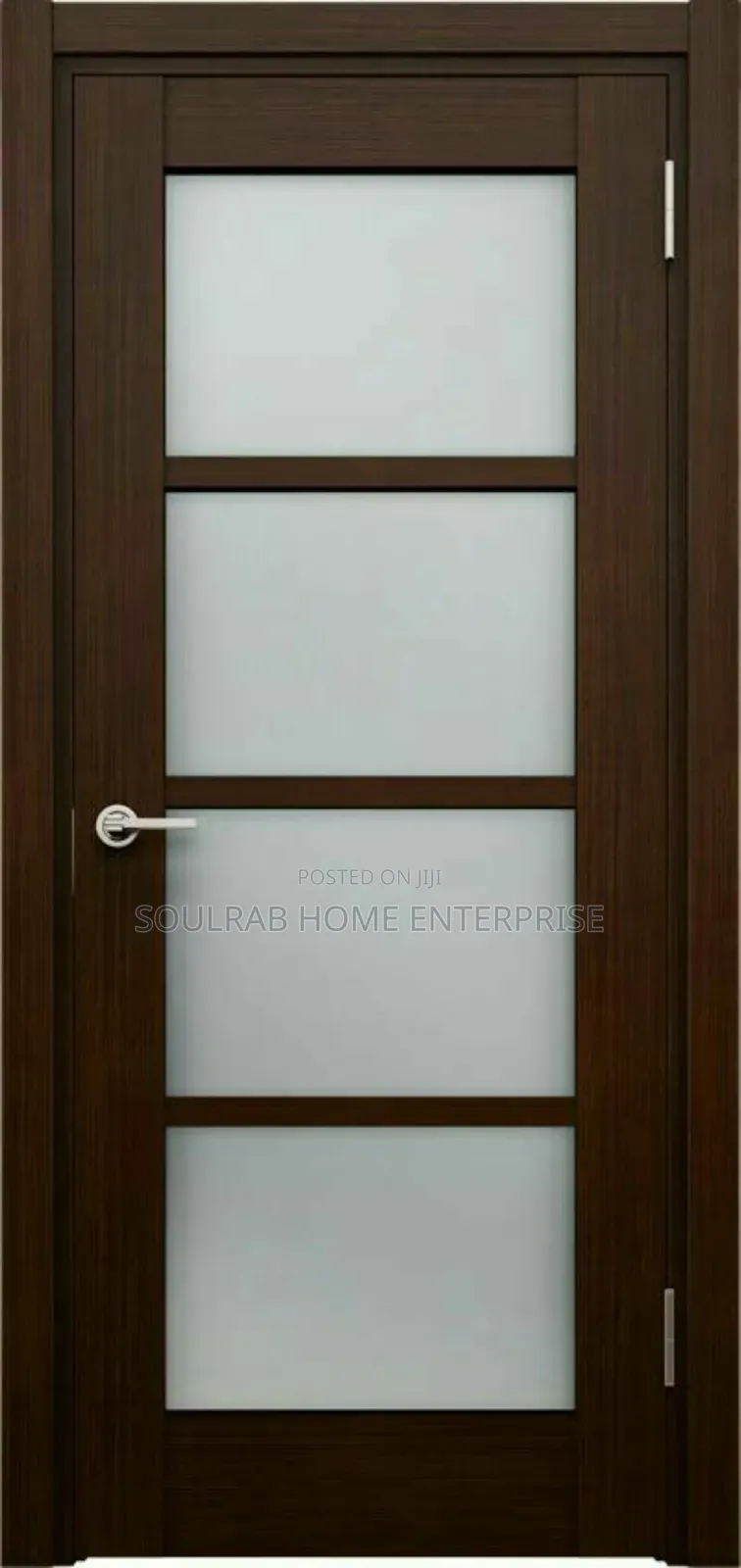 Quality HDF Coupled With Wc Door With Frame, Lock, Inche Installatio