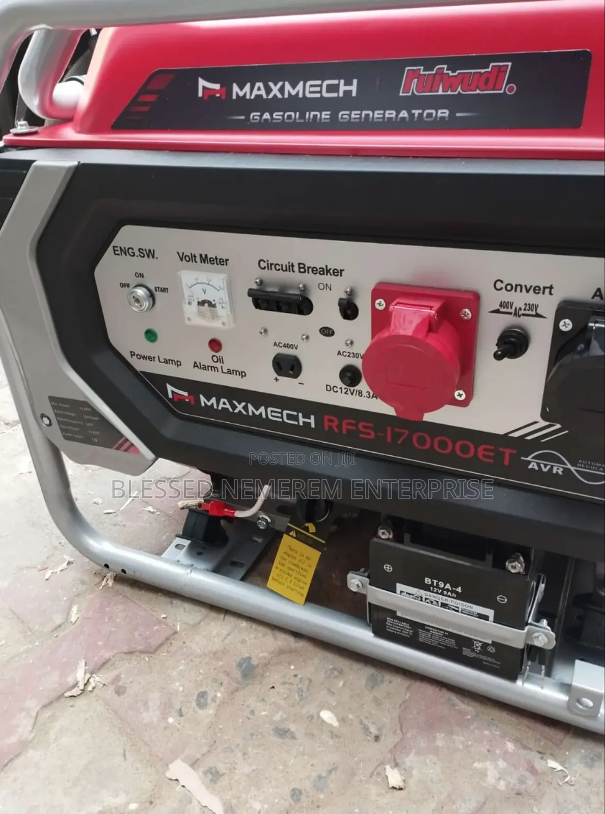 #$15kva Maxmech 3phase Petrol Generator 100% Copper Coil