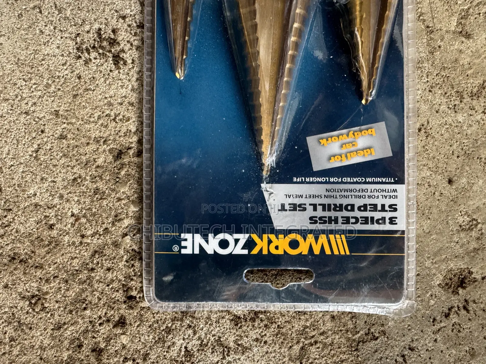 Workzone 3-Piece HSS Step Drill Set