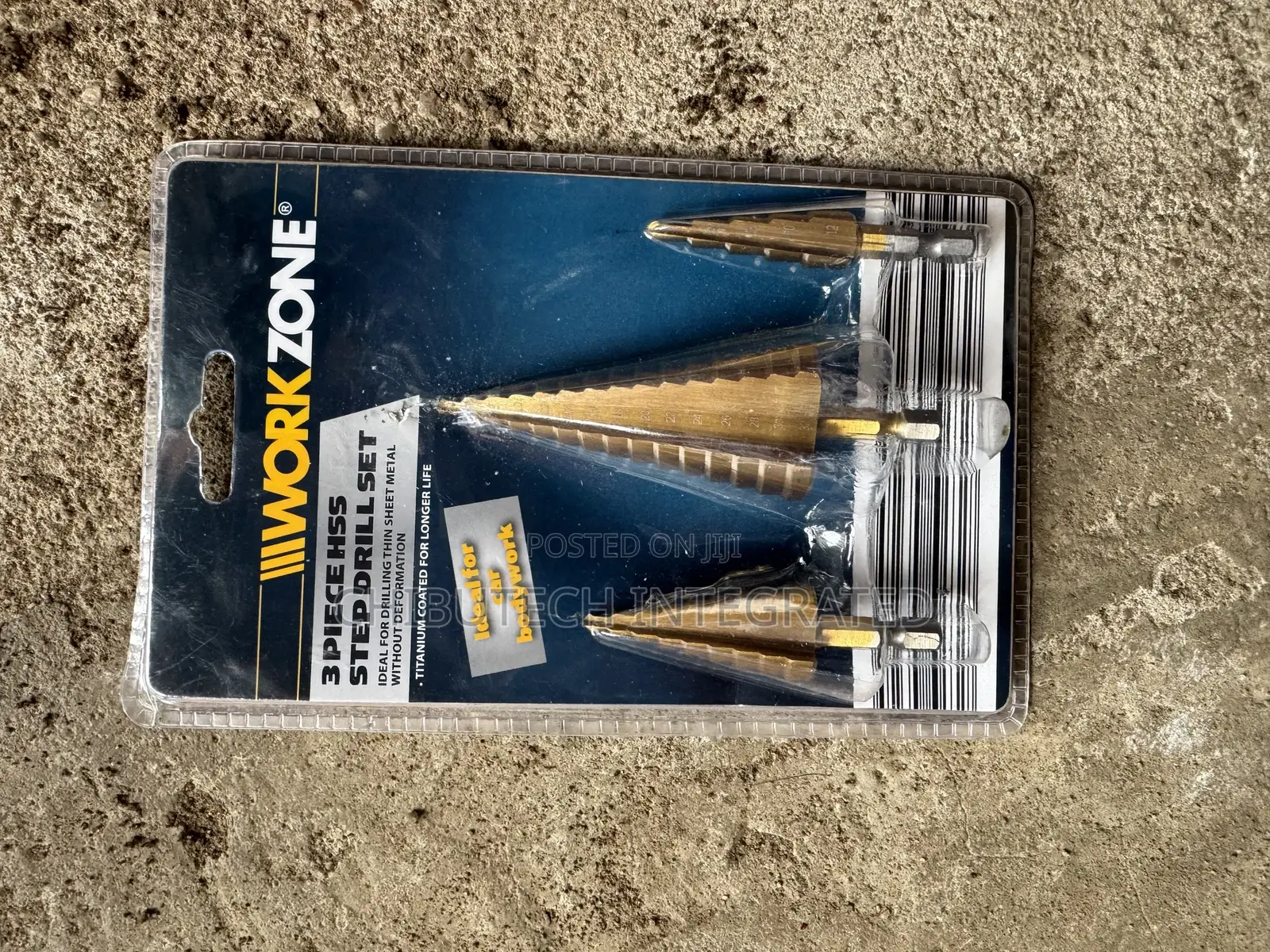 Workzone 3-Piece HSS Step Drill Set