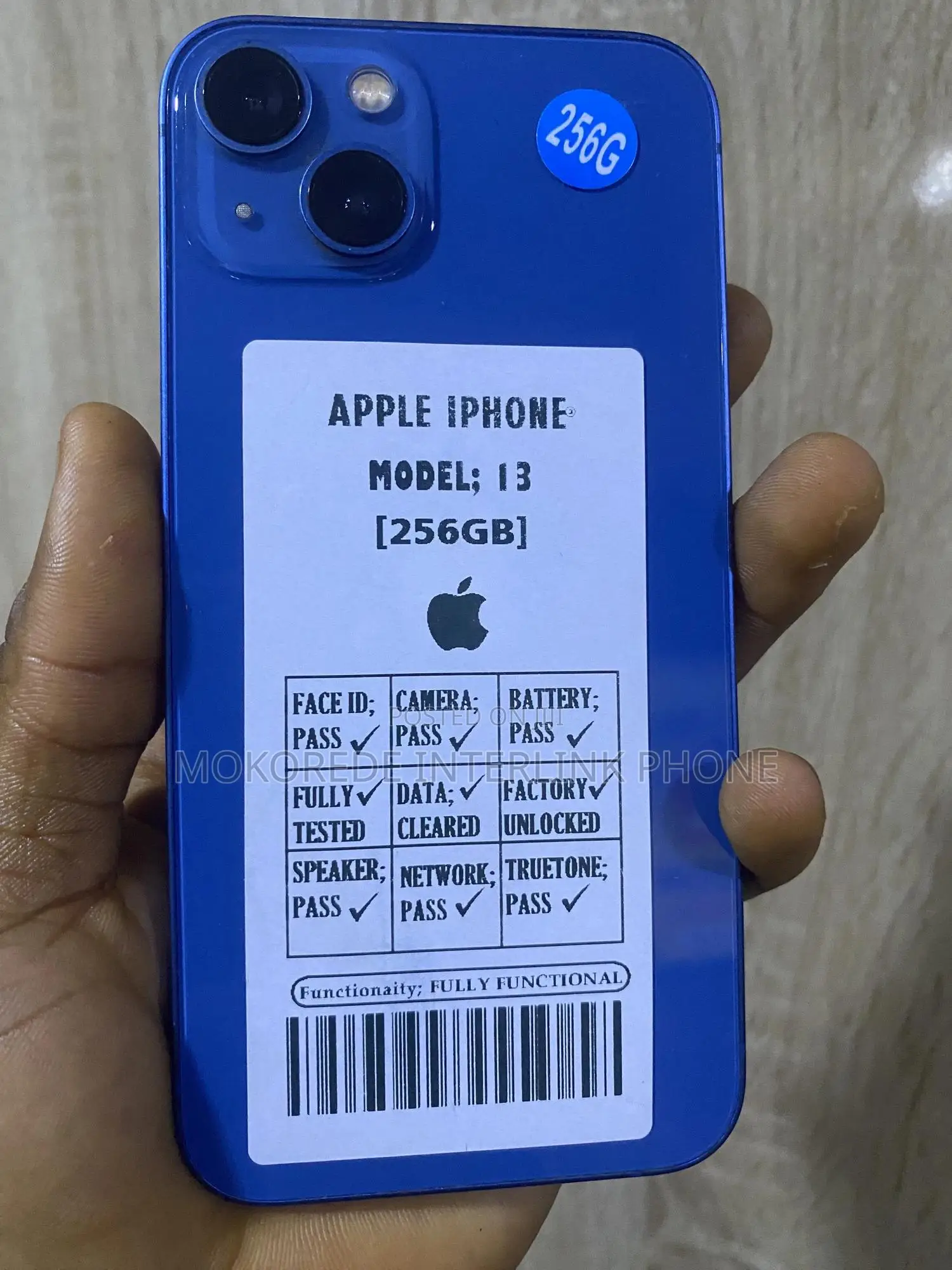 Apple iPhone 13 256 GB Blue