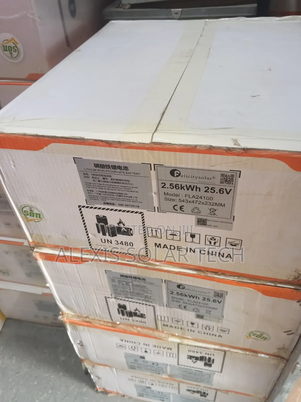 Felicity 2.5kwh 24v Solar Lithium Battery