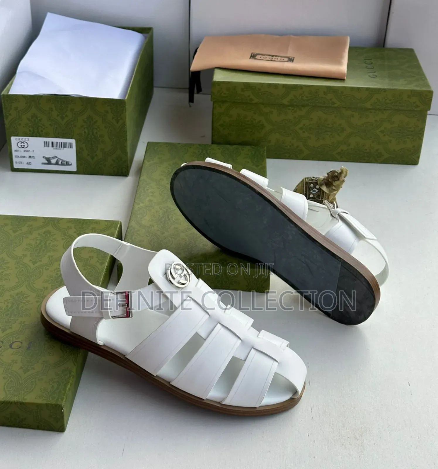 Unique Gucci Leather Sandal
