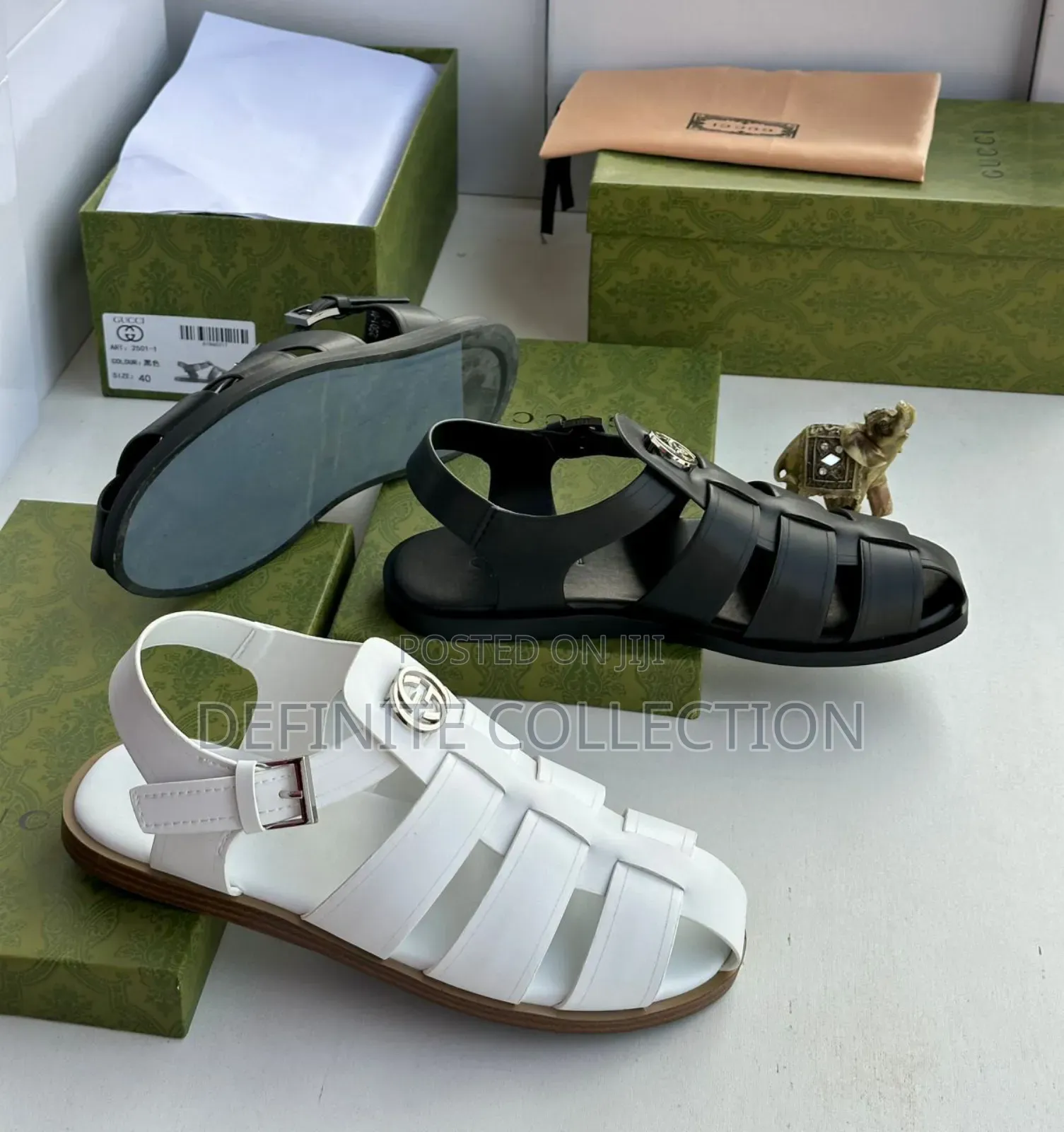 Unique Gucci Leather Sandal