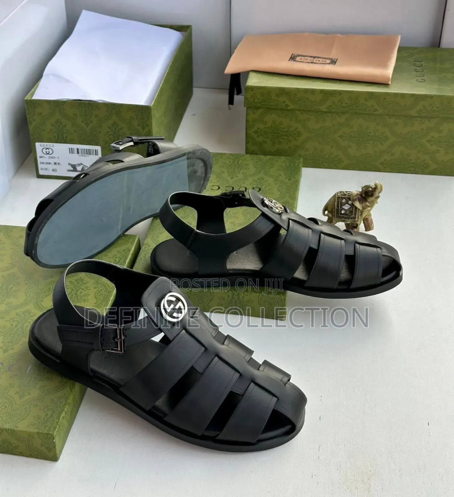 Unique Gucci Leather Sandal