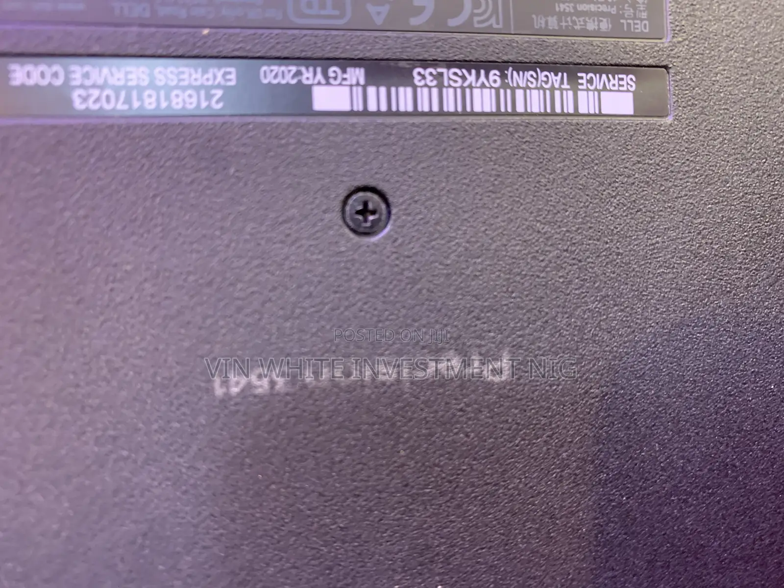 Laptop Dell Precision 3541 16GB Intel Core I7 SSD 512GB