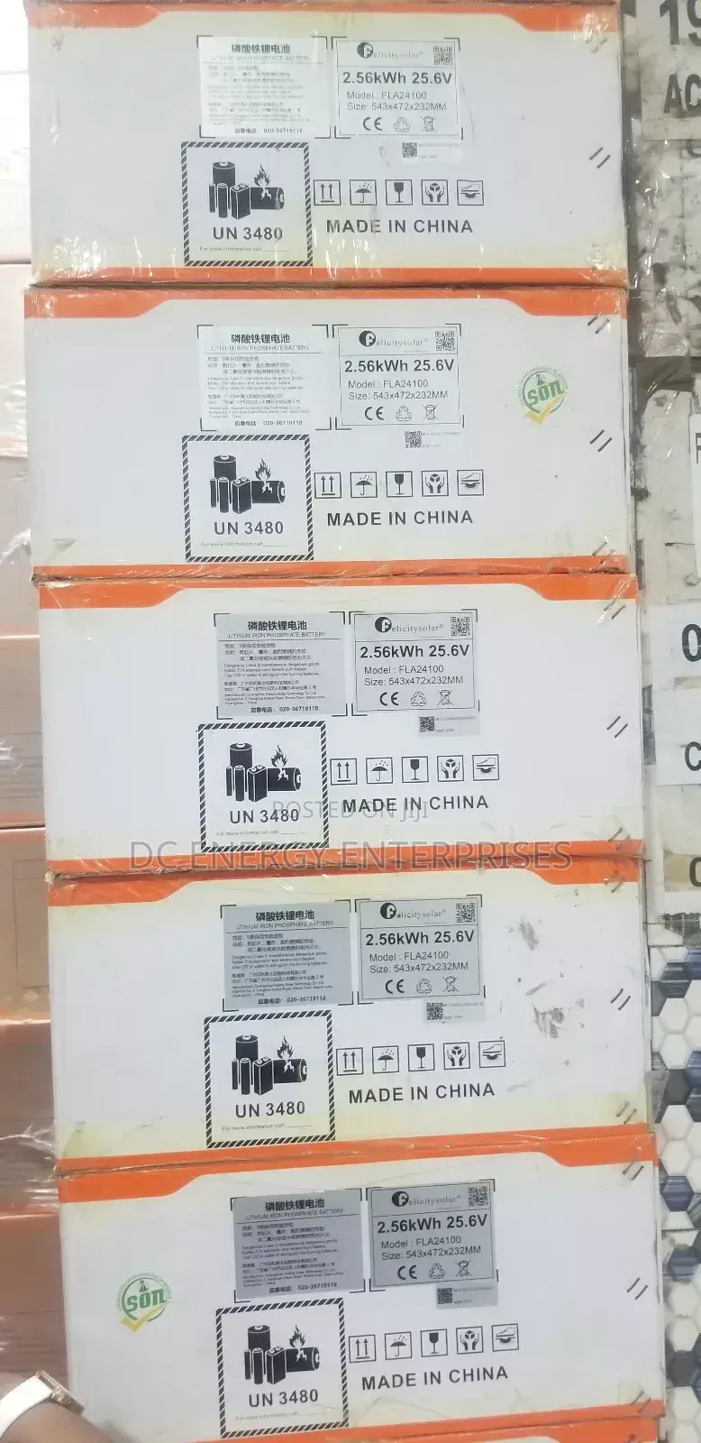2.5kwh Felicity Lithium (Lifep04) Battery 25.6v