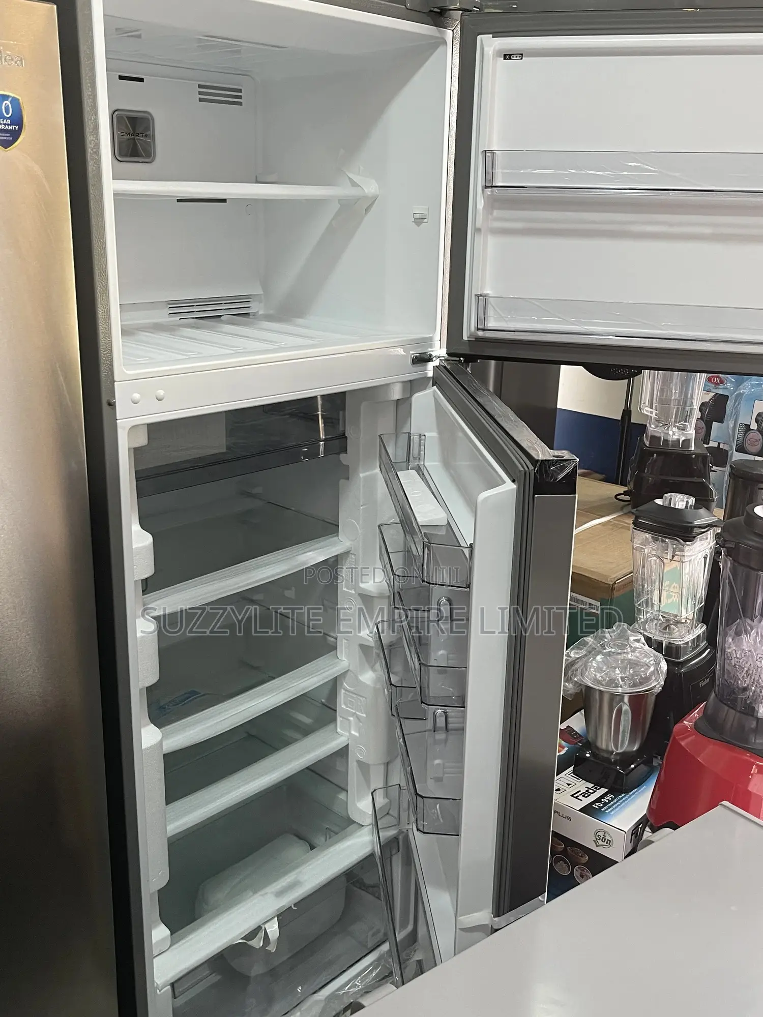 Midea Double Door Refrigerator Hd6245wen 480 Liters