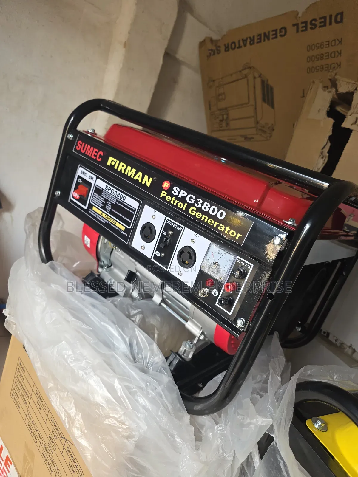 Super Quality Sumec Firman Petrol Generator 3.5kva 100% Copper Coil