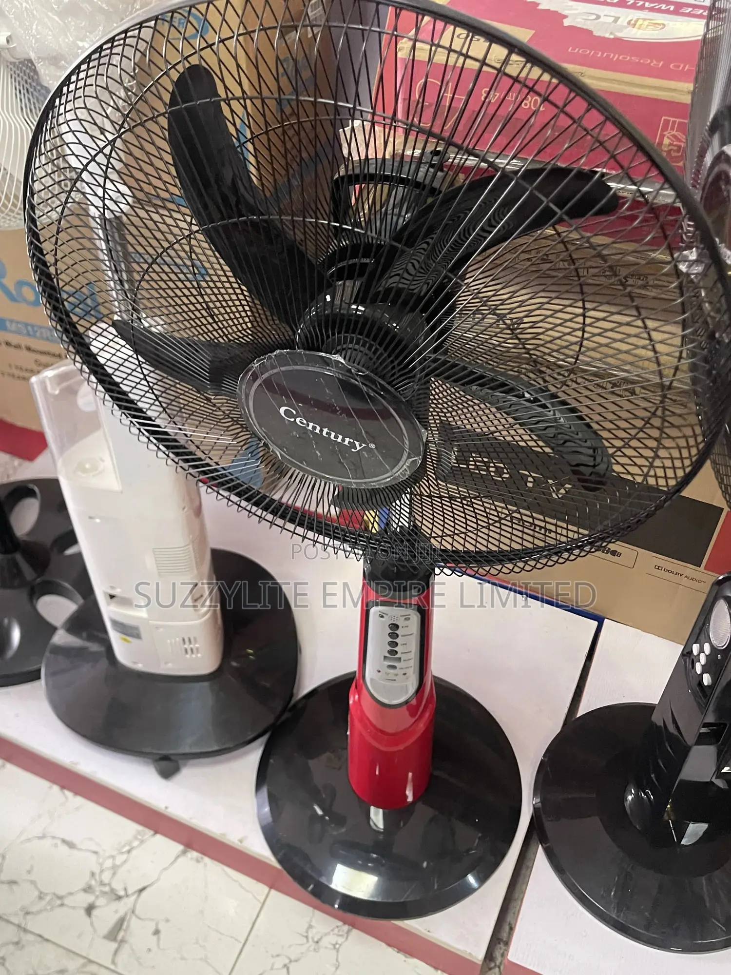 Century Rechargeable Standing Fan 18 Inches