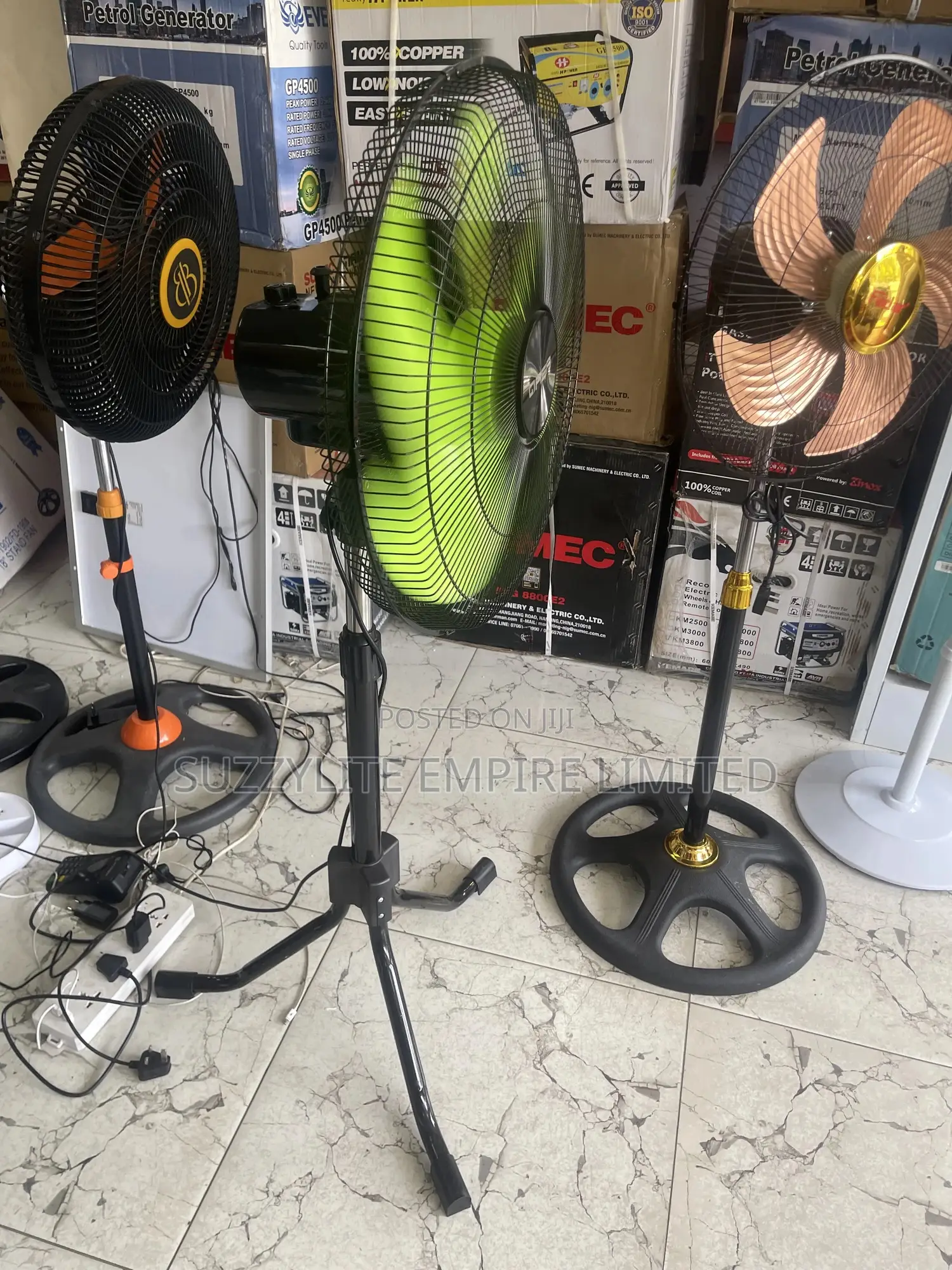 QASA 20 Inches Industrial Standing Fan