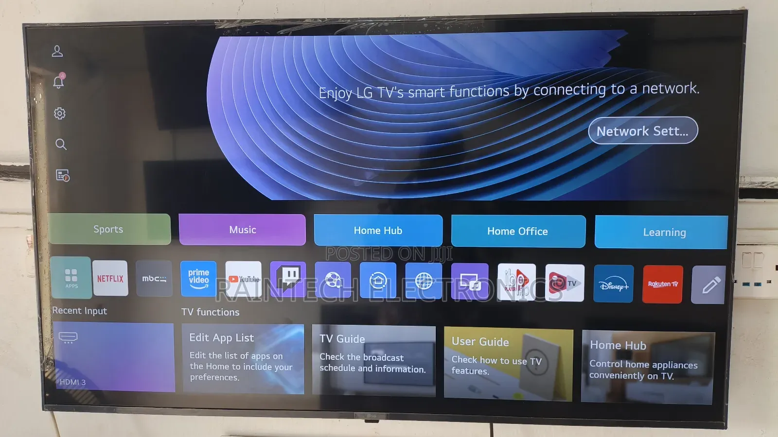 LG 50inches Frameless Smart TV