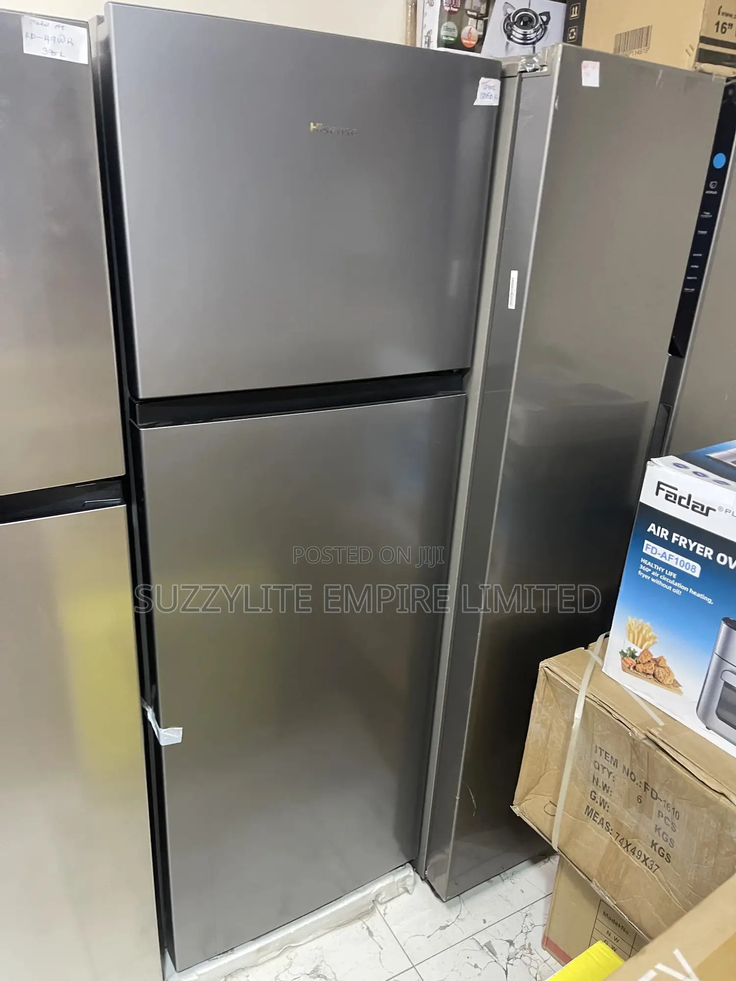 Hisense Double Door Refrigerator 295 Liters