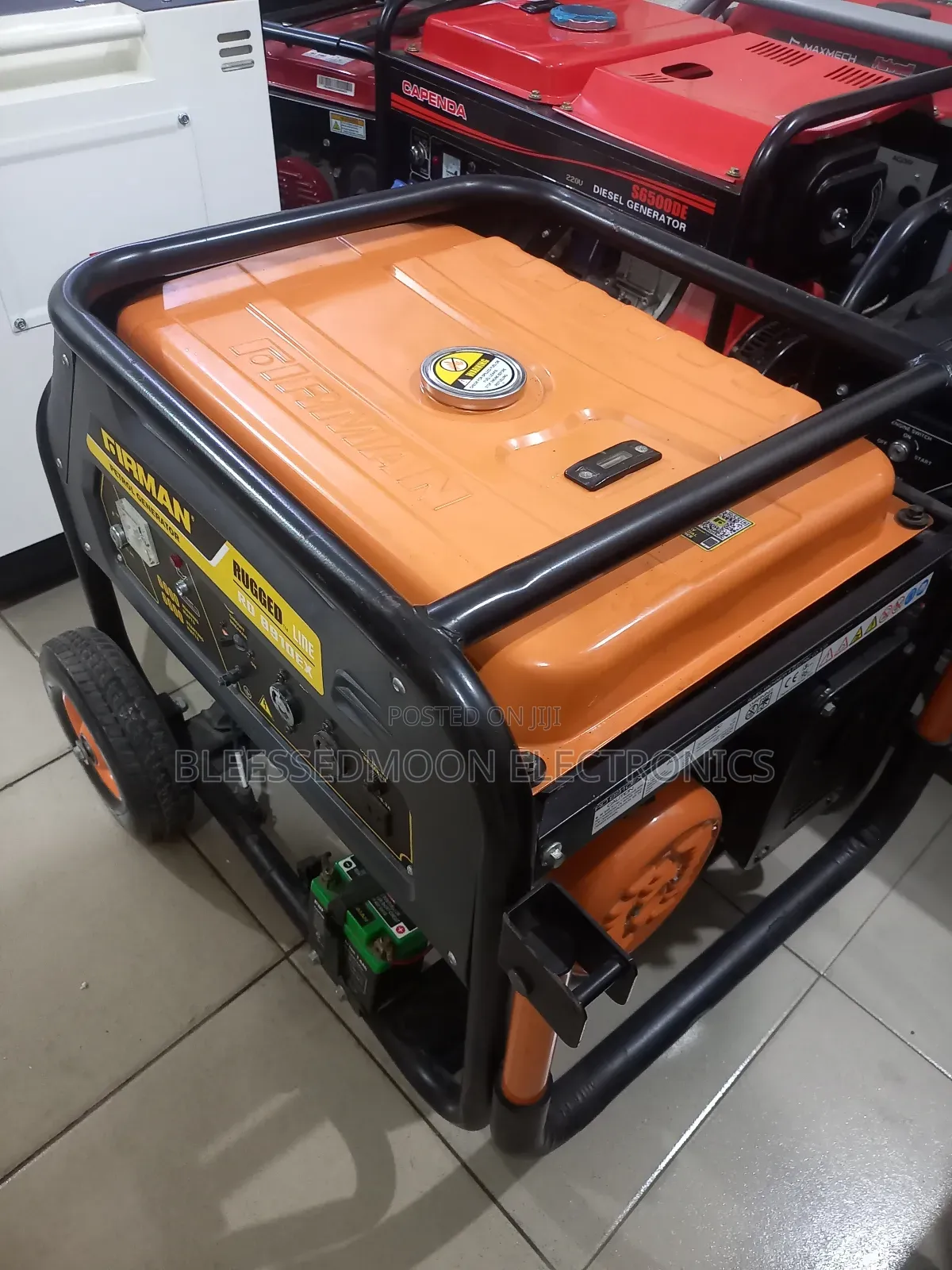 Firman Heavy Duty Generator Pure Cooper Coil 2.5mm Cooper Wire 3yrs W