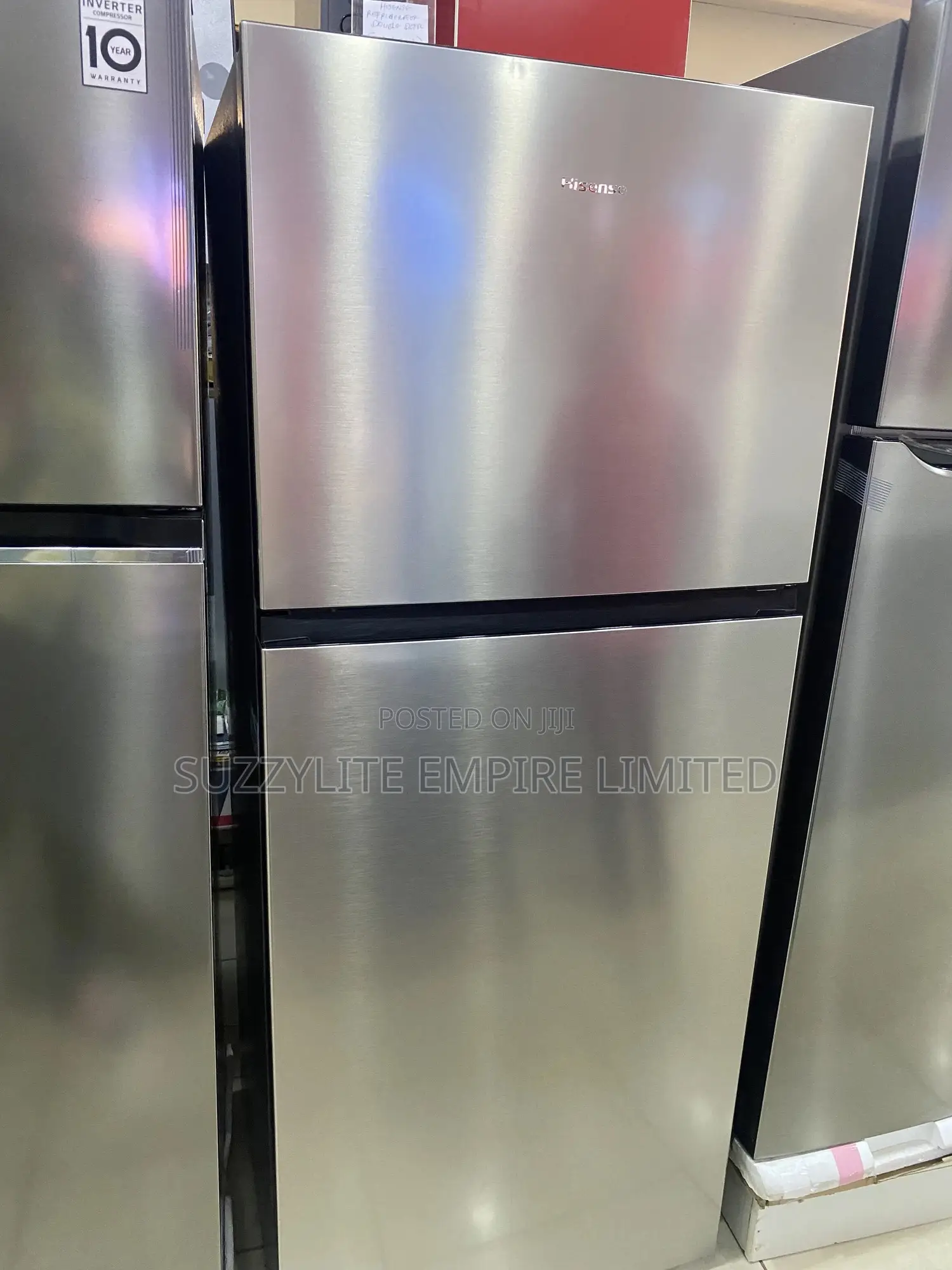 Hisense Double Door Refrigerator 375 Liters