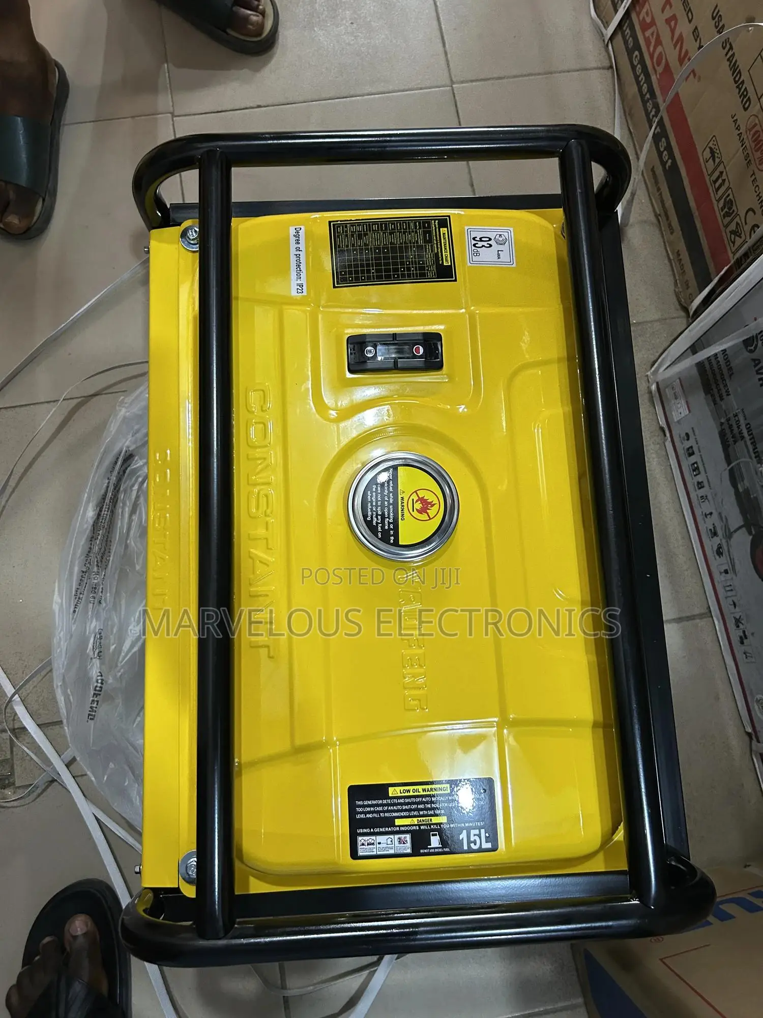 Brand New Original Elepaq Constant Full Copper 4;5kva Generator Sv6800