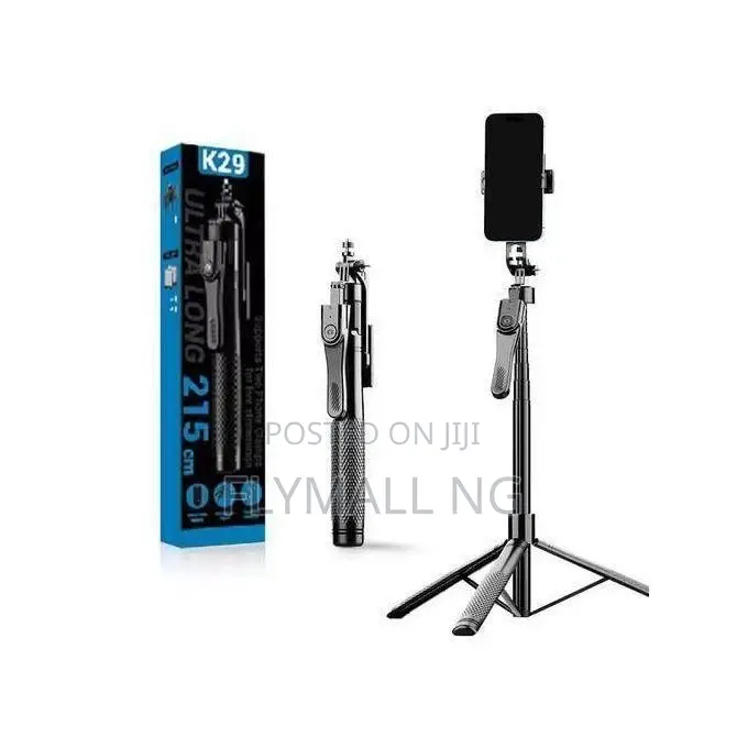 Monopod 7ft Ultra Long Selfiestick Tripod With Bluetooth