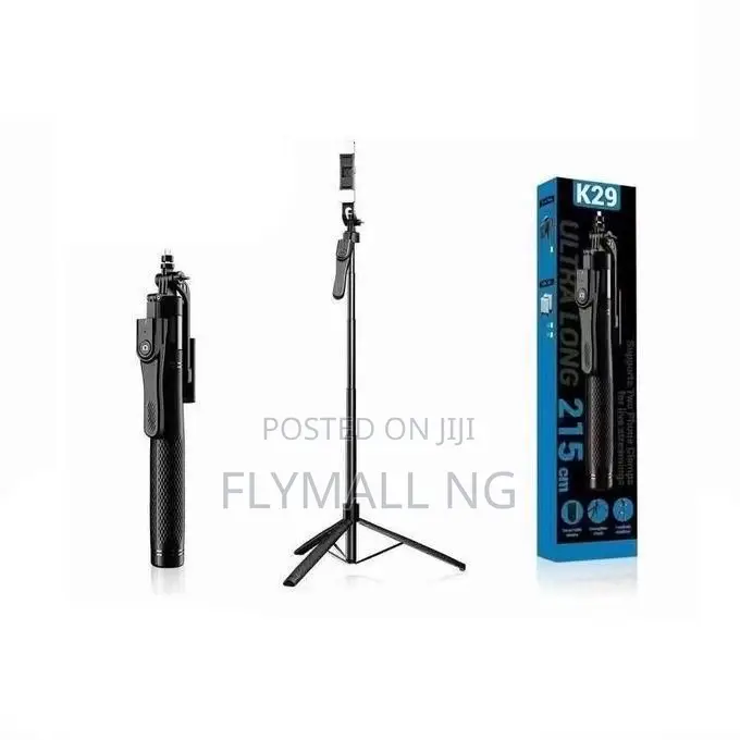 Monopod 7ft Ultra Long Selfiestick Tripod With Bluetooth